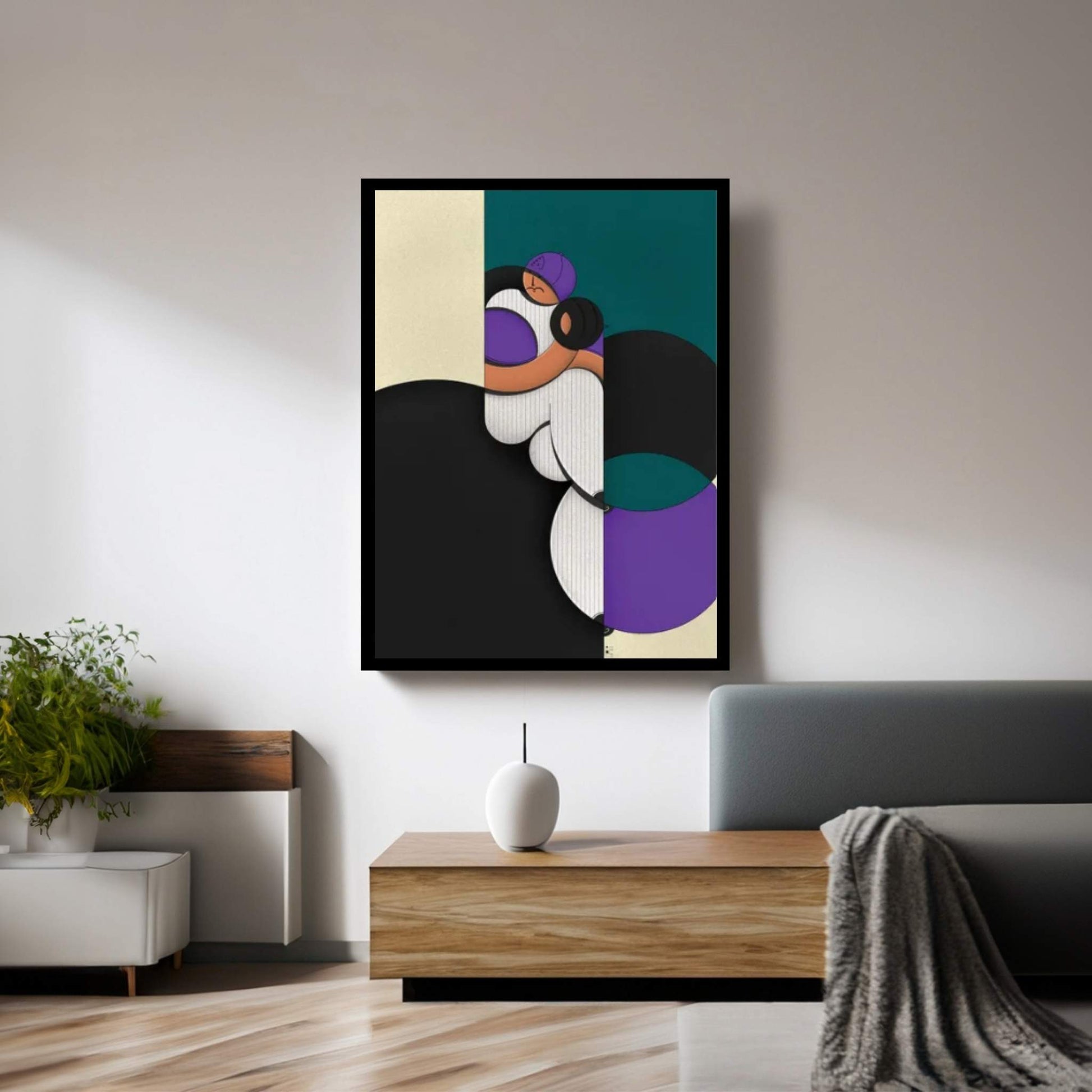 Randy Canvas Wall Art - Y Canvas