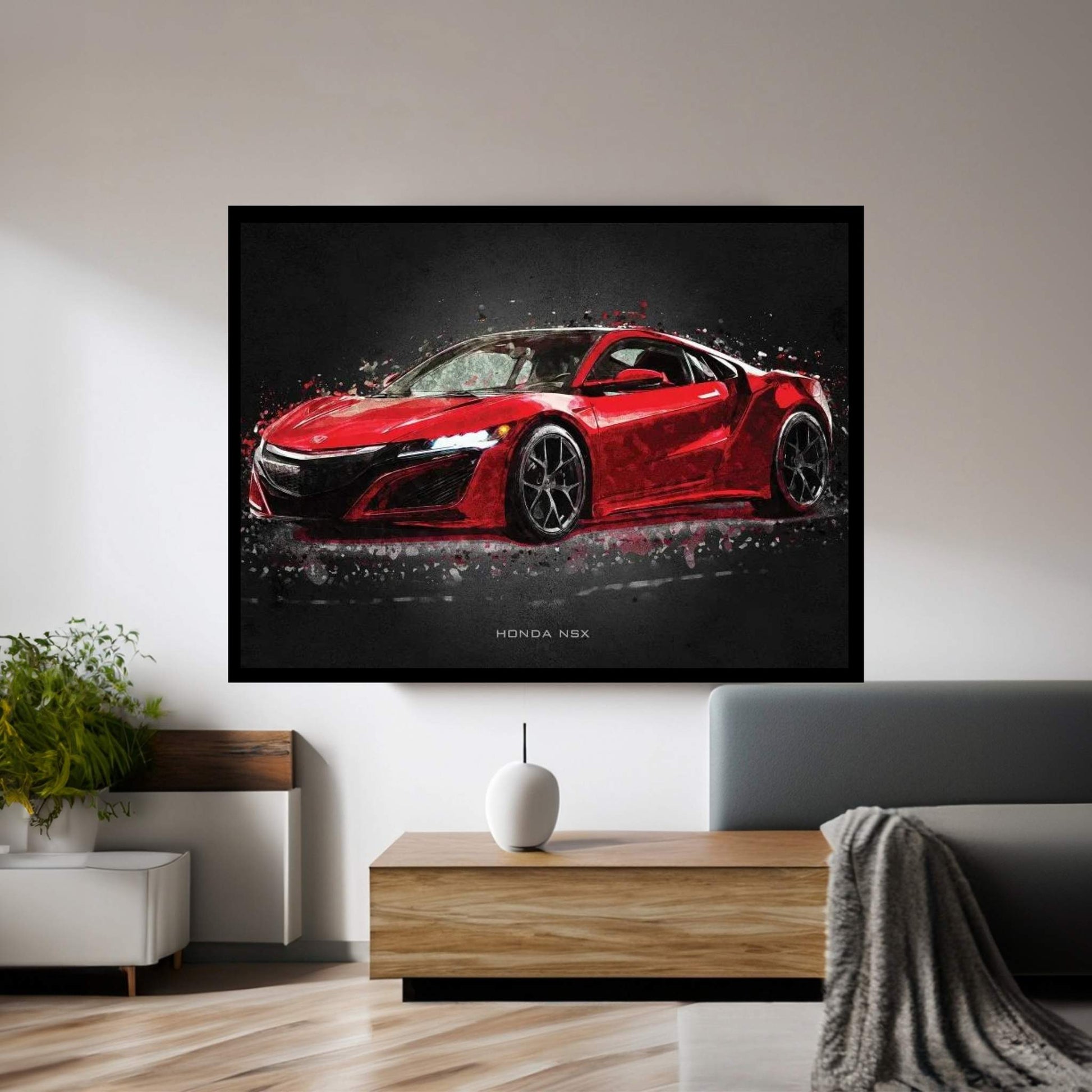 Honda NSX Canvas Wall Art - Y Canvas