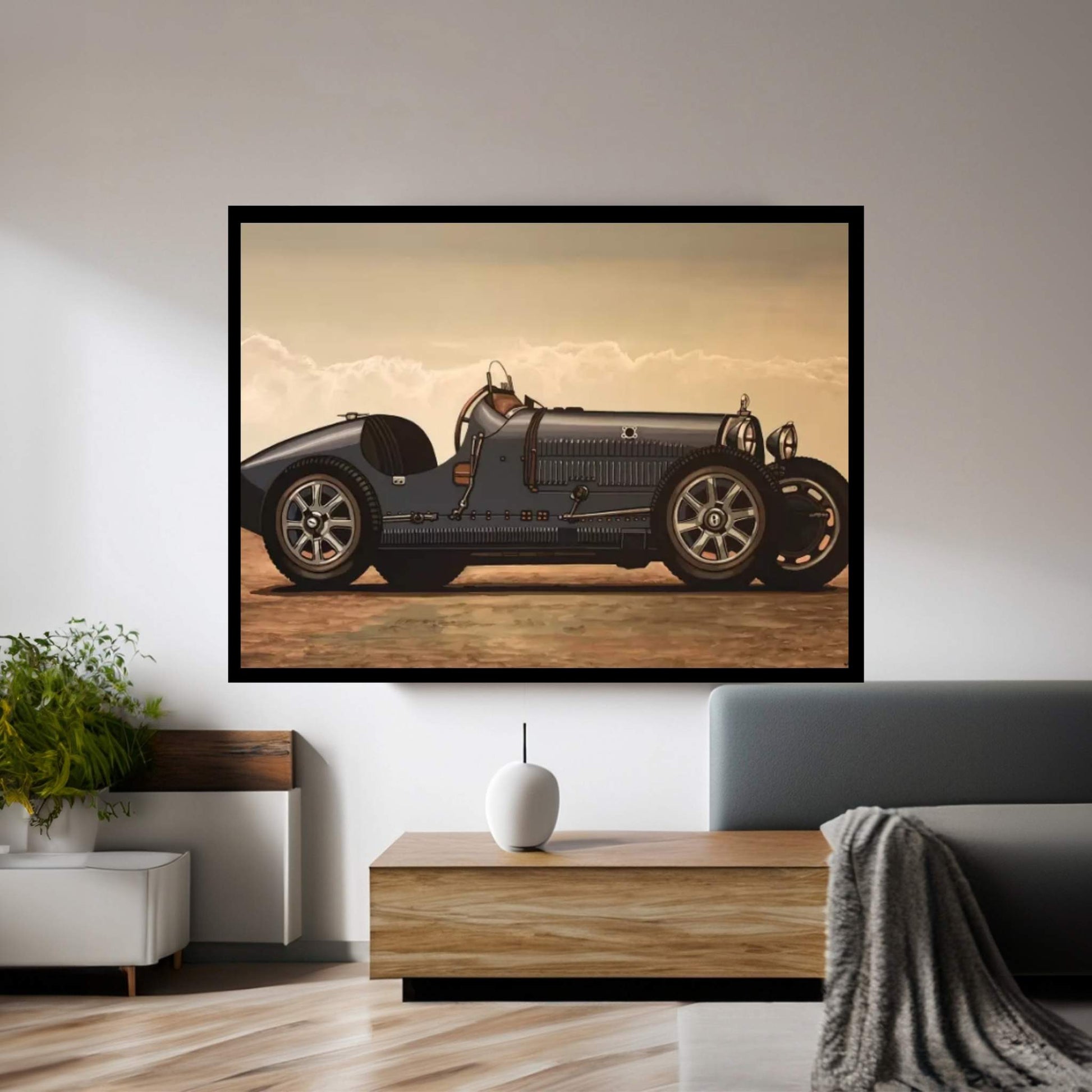 Bugatti Canvas Wall Art - Y Canvas
