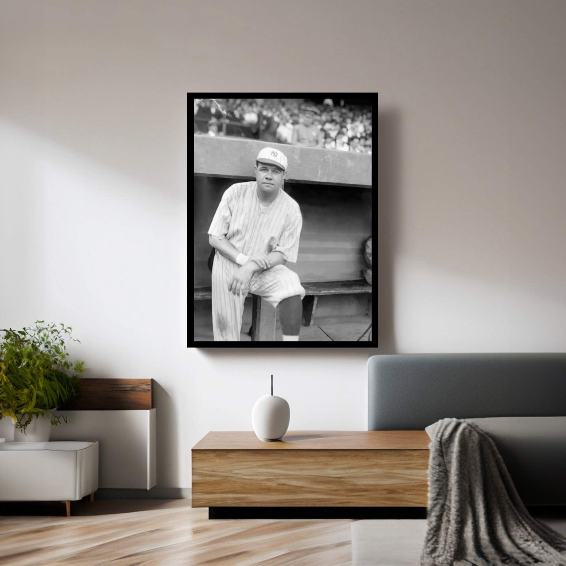 George H. Ruth Canvas Wall Art - Y Canvas