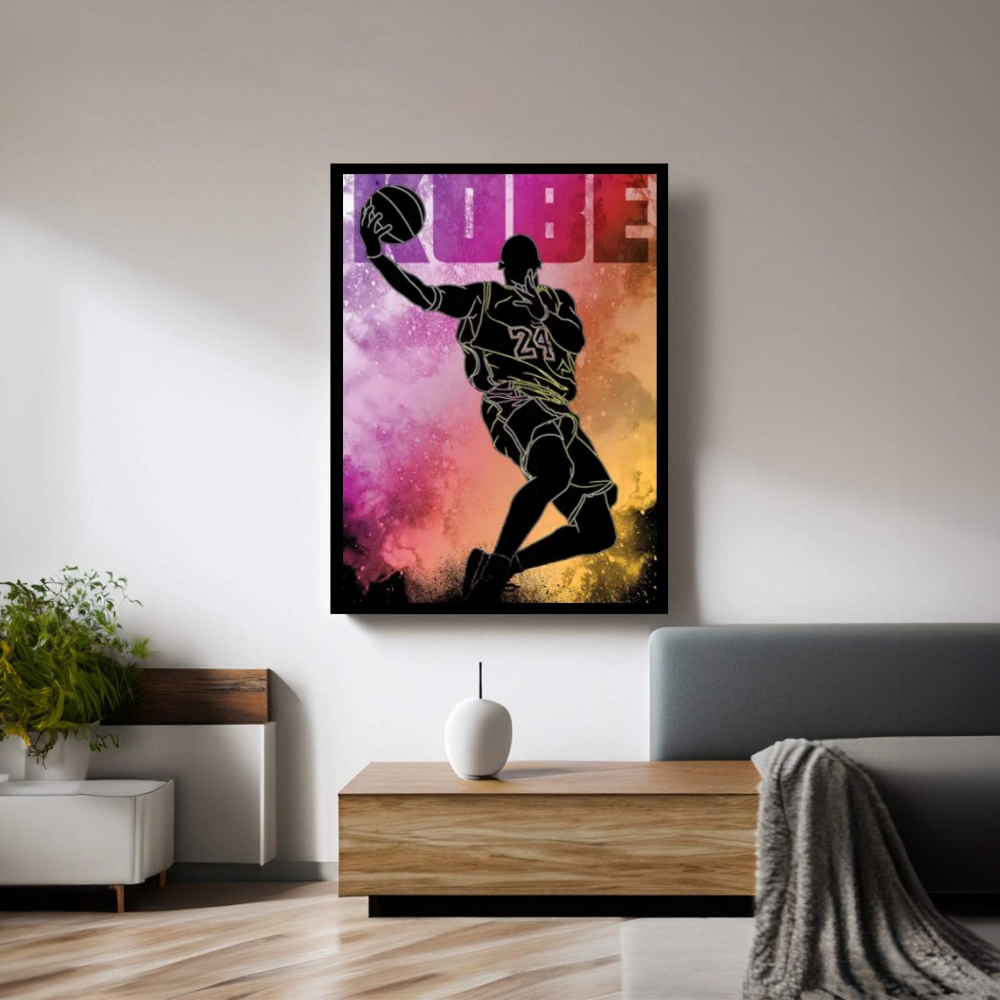 Soul Of Kobe Canvas Wall Art - Y Canvas