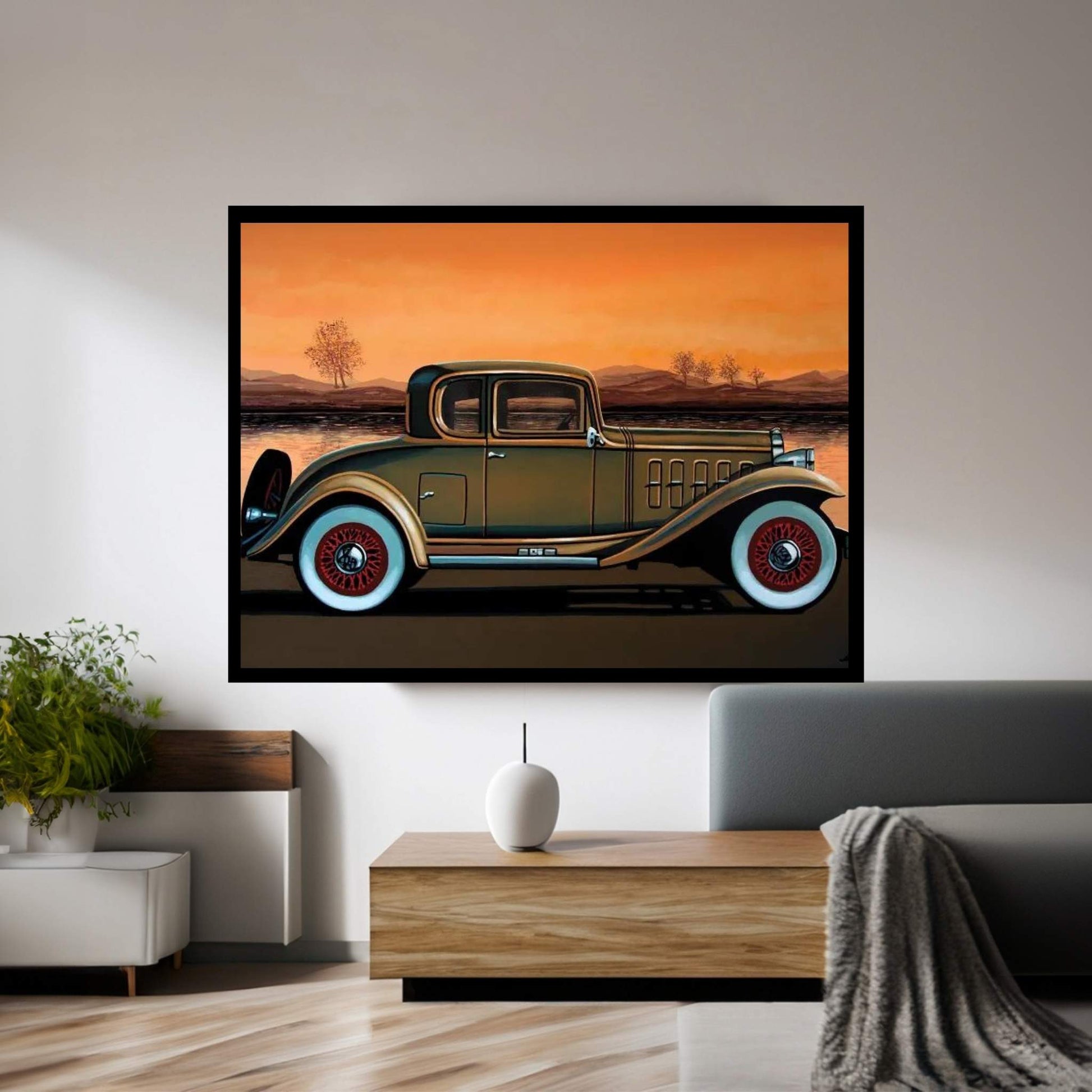 Buick 96 S Coupe 1932 Canvas Wall Art - Y Canvas