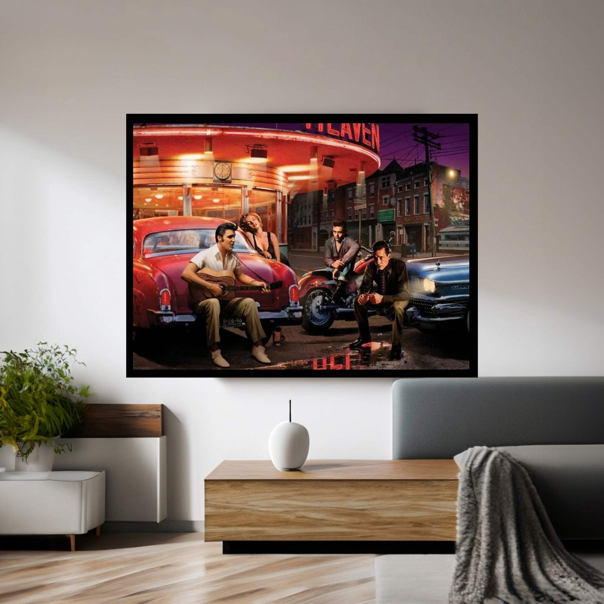 Leg XRoads Canvas Wall Art - Y Canvas