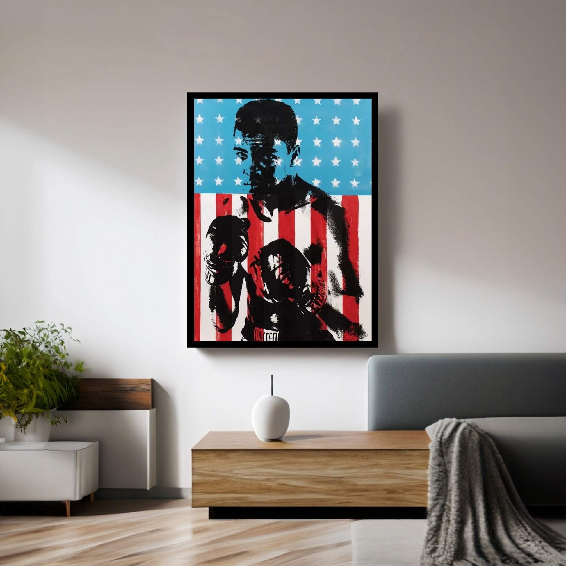 Muhammad Ali Canvas Wall Art - Y Canvas