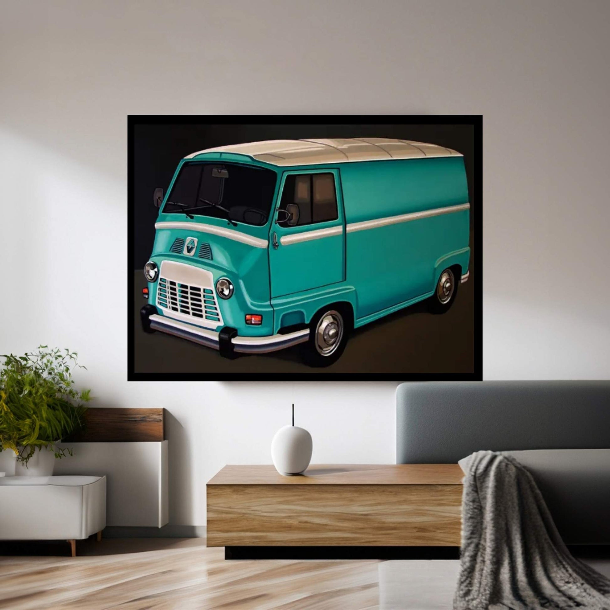 Renault Estafette 1959 Canvas Wall Art - Y Canvas