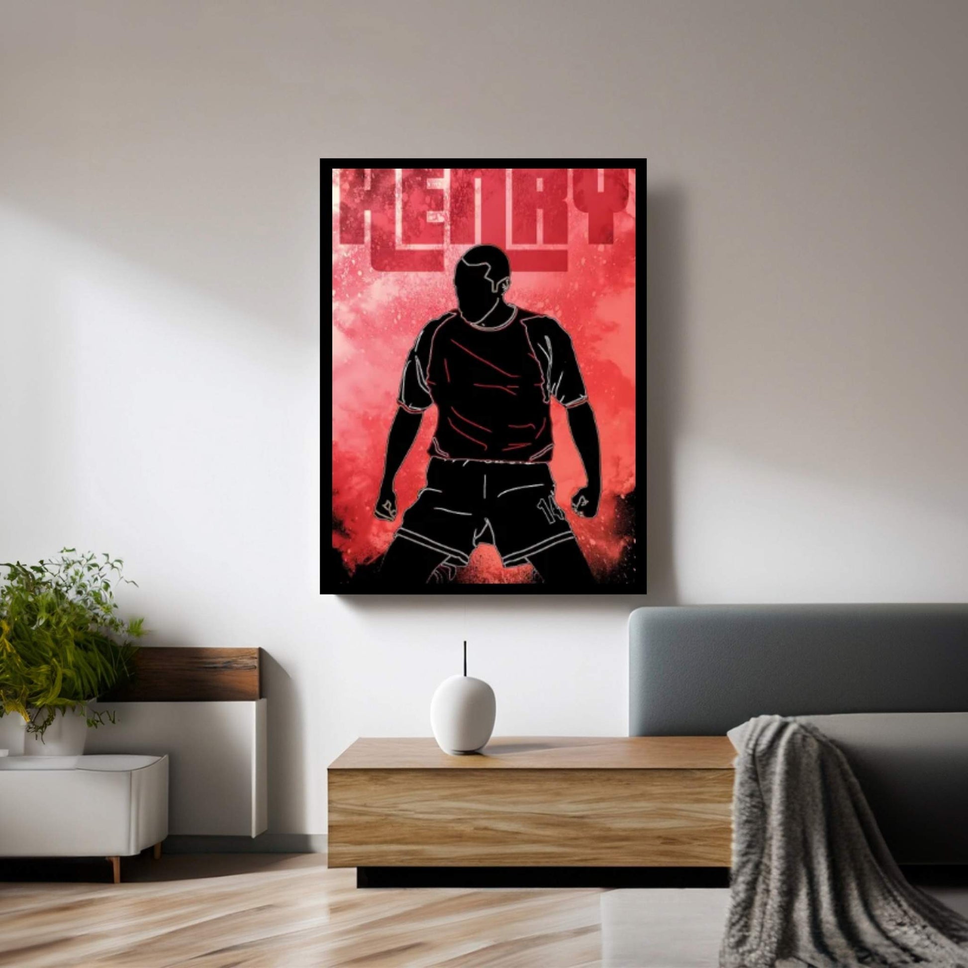 Soul Of The Iconic Striker Canvas Wall Art - Y Canvas