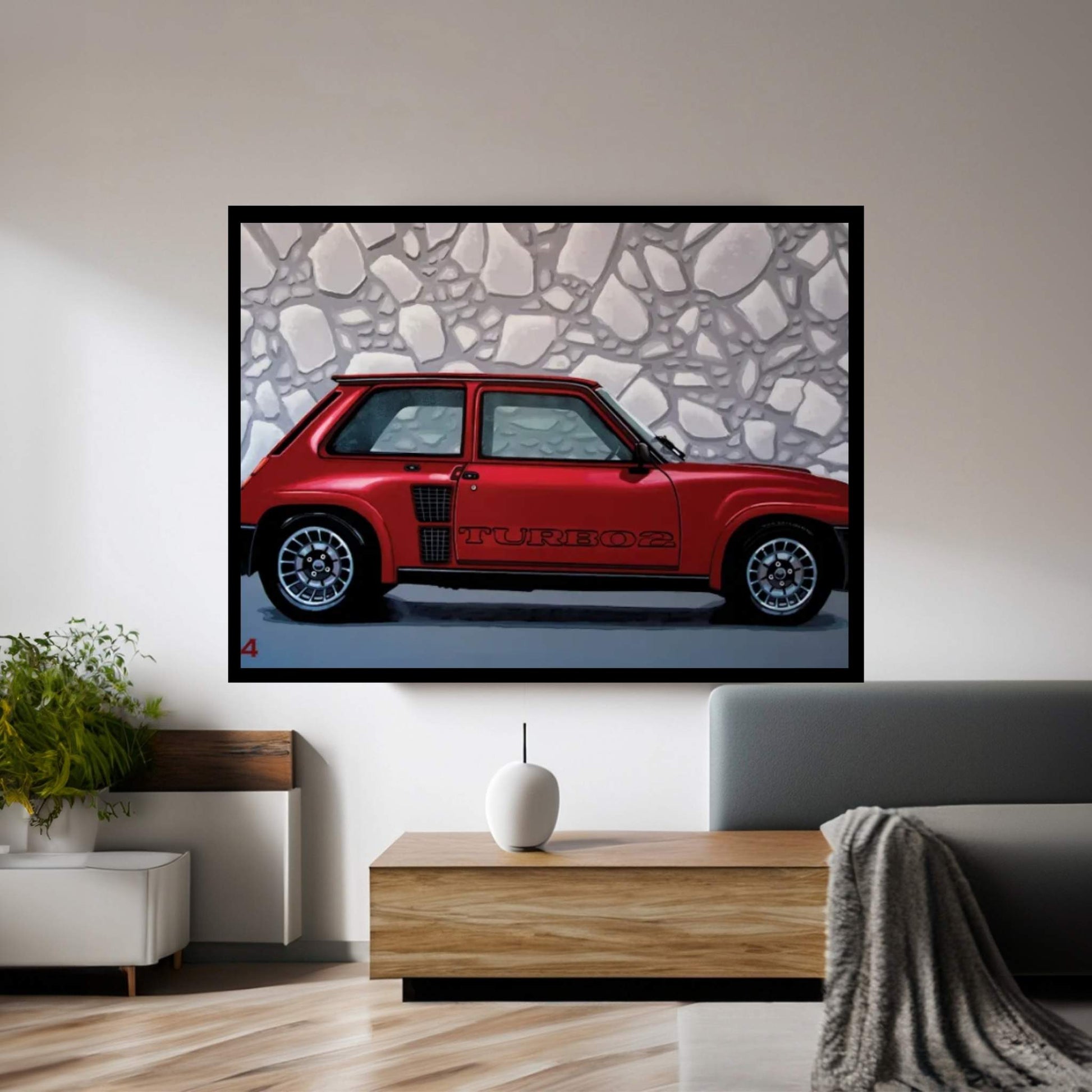 Renault 5 Turbo 1980 Canvas Wall Art - Y Canvas