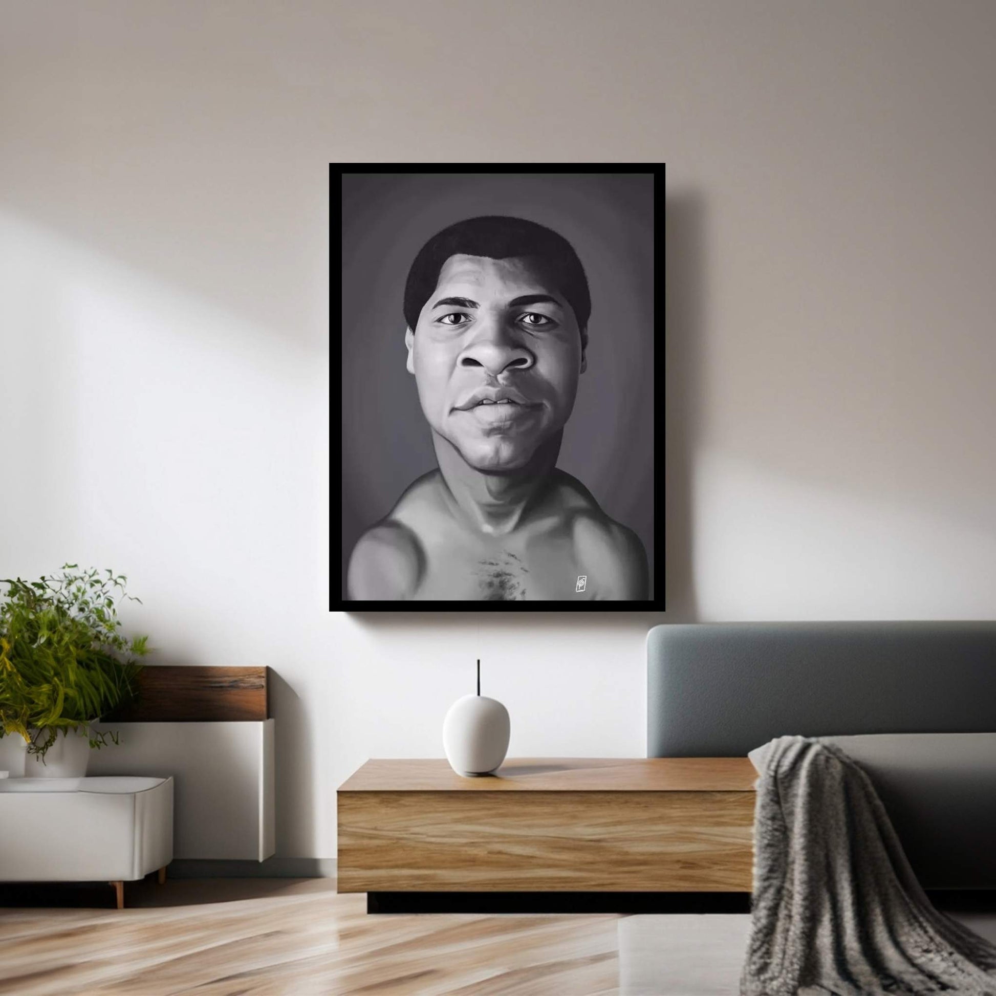 Muhammad Ali Canvas Wall Art - Y Canvas