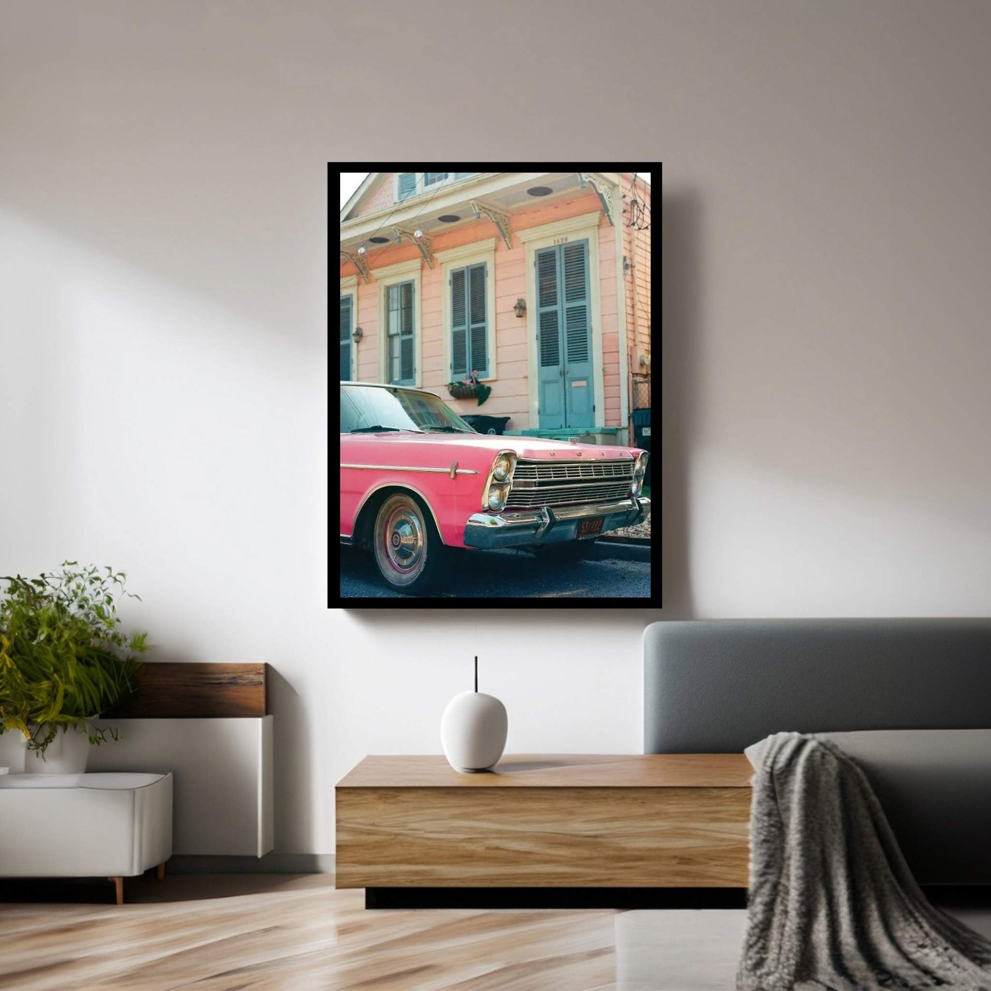New Orleans Ride On Film Canvas Wall Art - Y Canvas