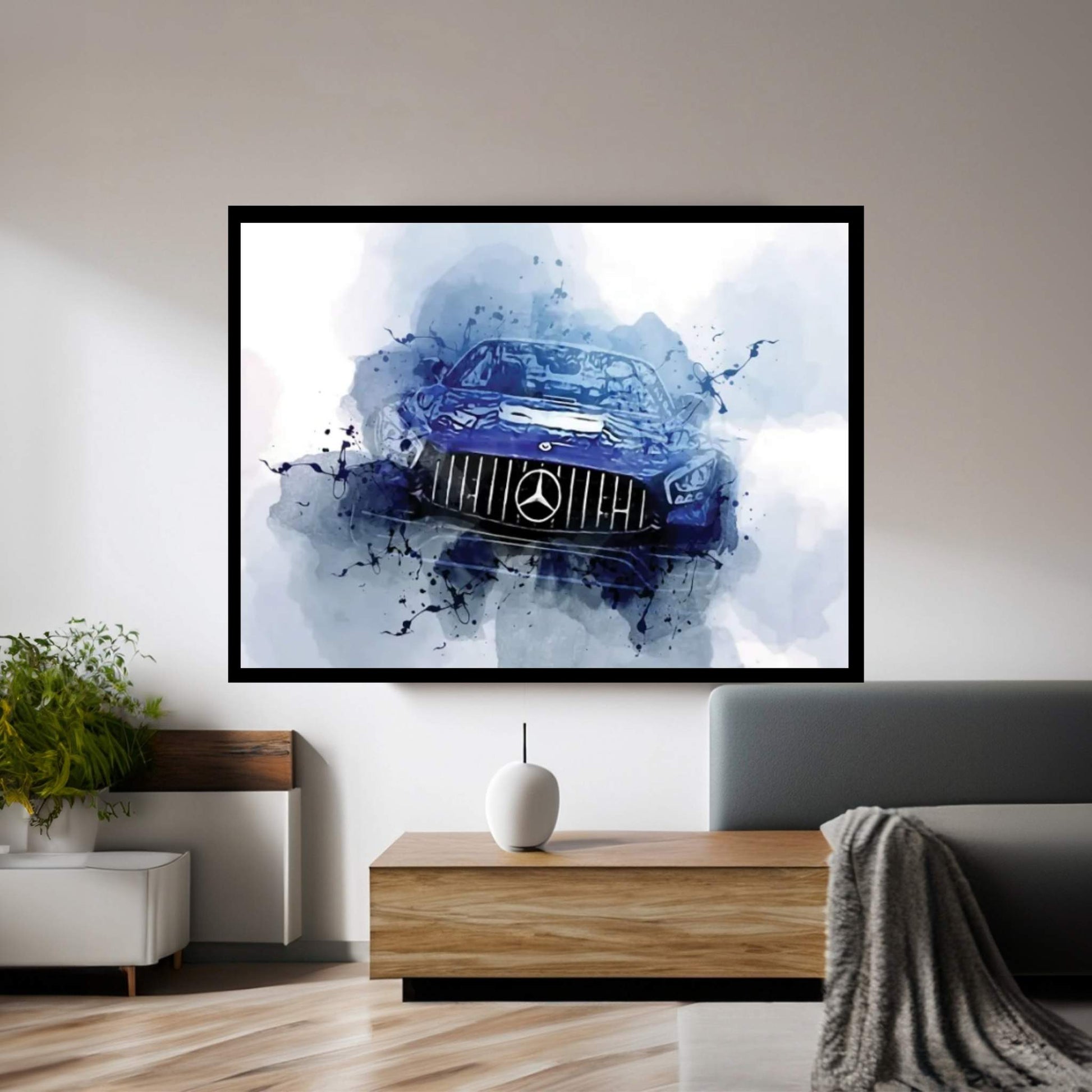 Mercedes-AMG GT 2021 C190 Canvas Wall Art - Y Canvas