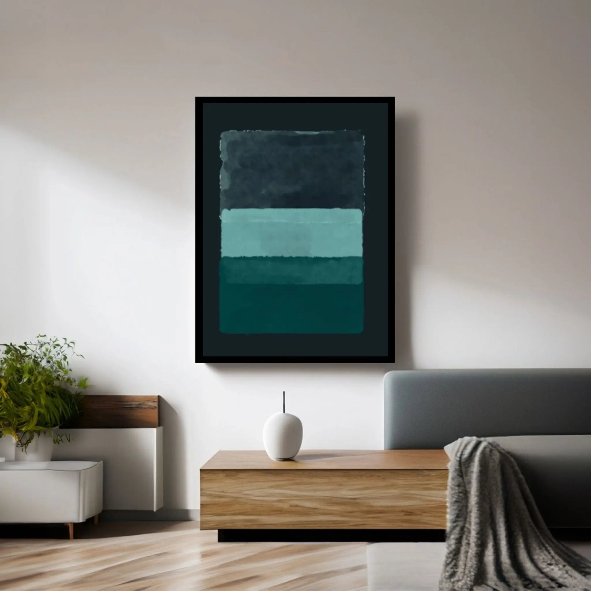 Mark Rothko Frame Canvas/Poster Art Reproduction, Rothko Reproduction - Y Canvas