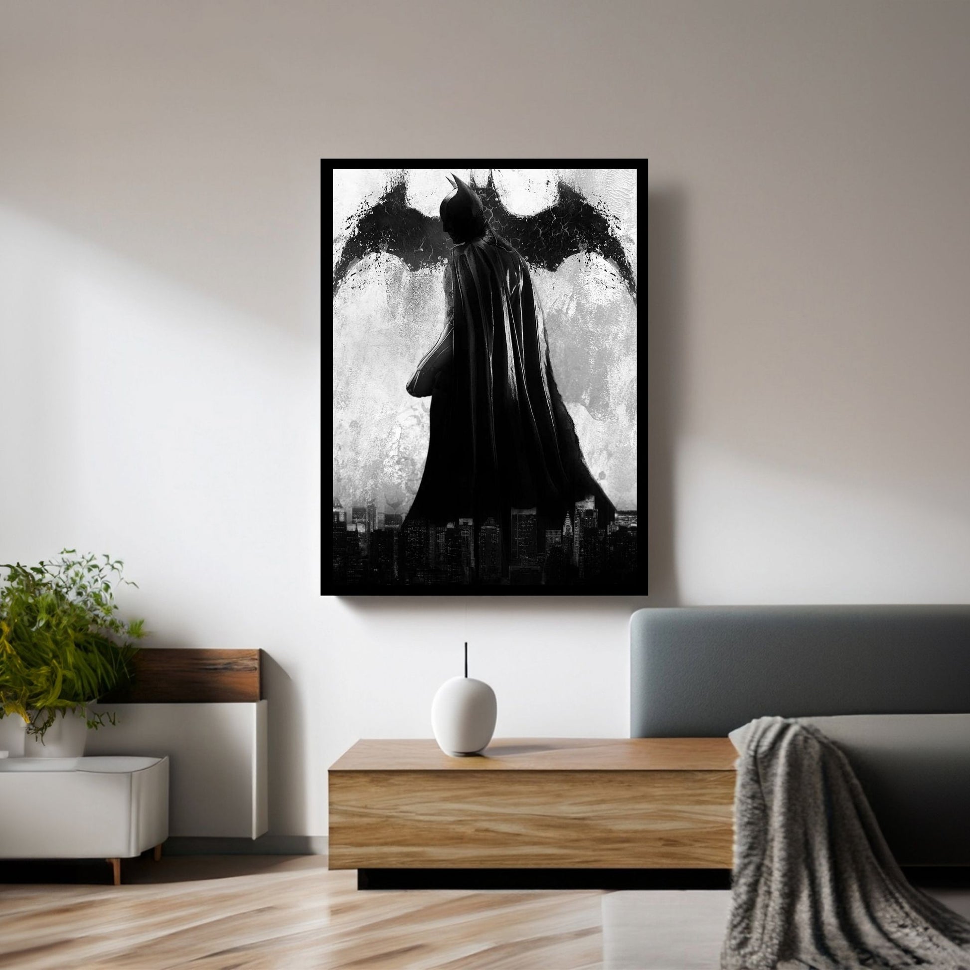 Batman Canvas Wall Art - Y Canvas