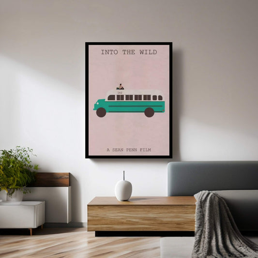 Into The Wild Minimalist Poster Canvas Wall Art - Y Canvas