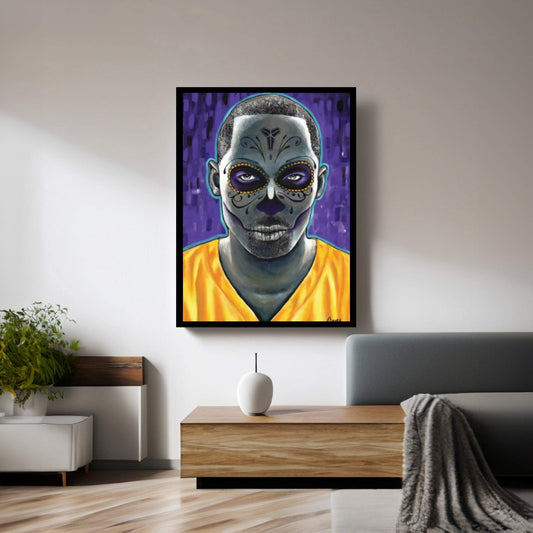 Mamba De Los Lakers Canvas Wall Art - Y Canvas
