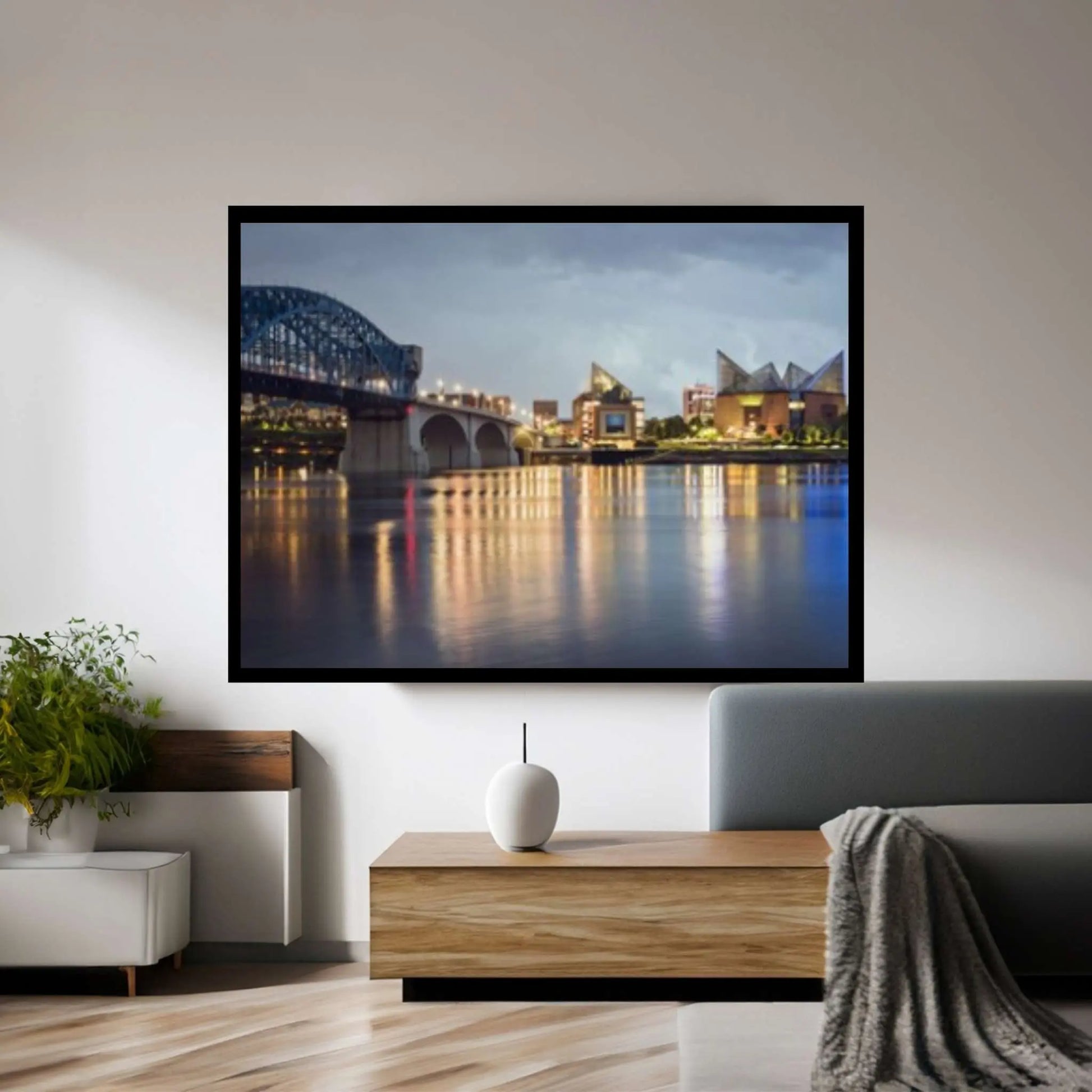 Chattanooga Canvas Print Chattanooga Wall Art Canvas Tennessee Wall Art - Y Canvas