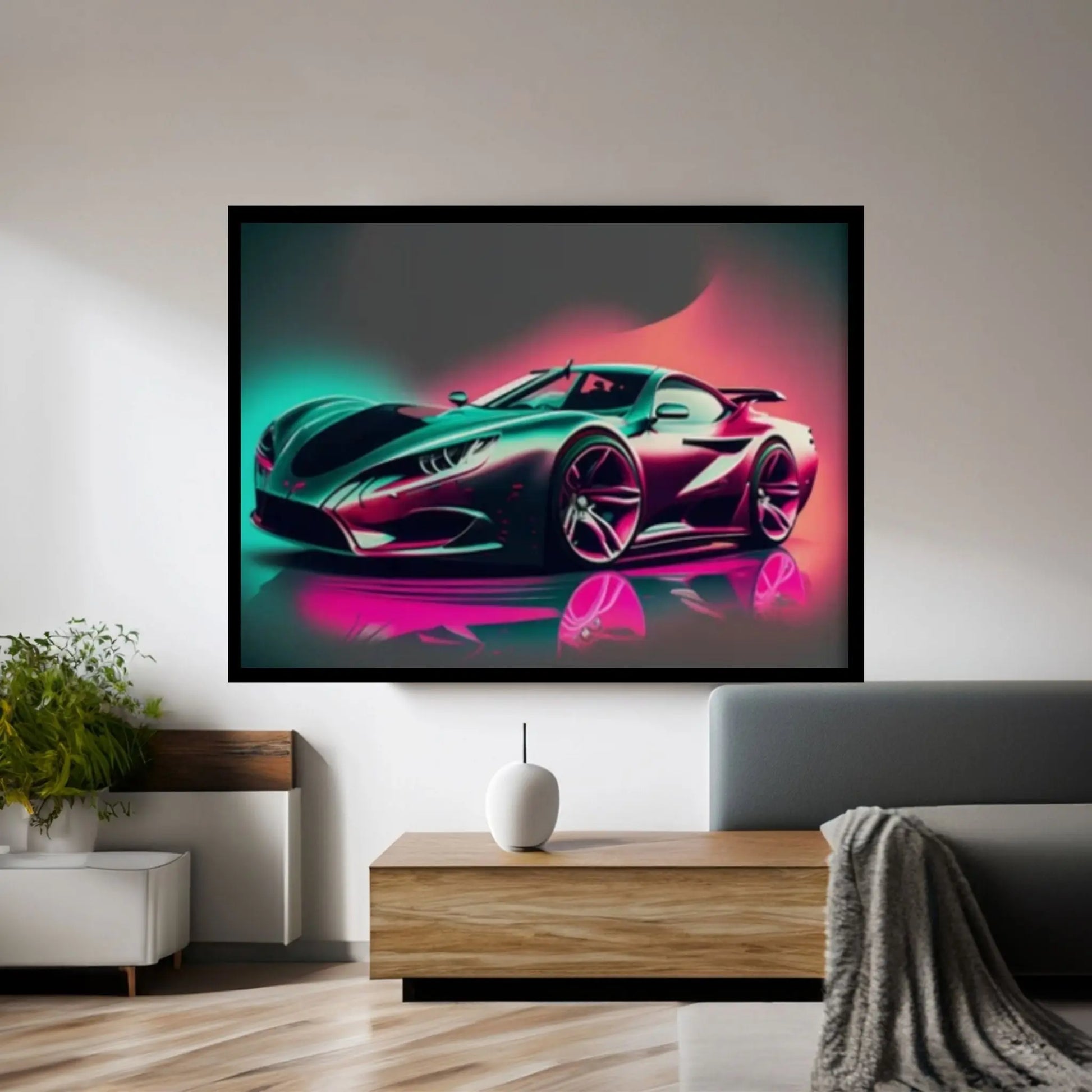 Sport Cars Canvas Wall Art Poster Print, Supercar Wall Art - Y Canvas