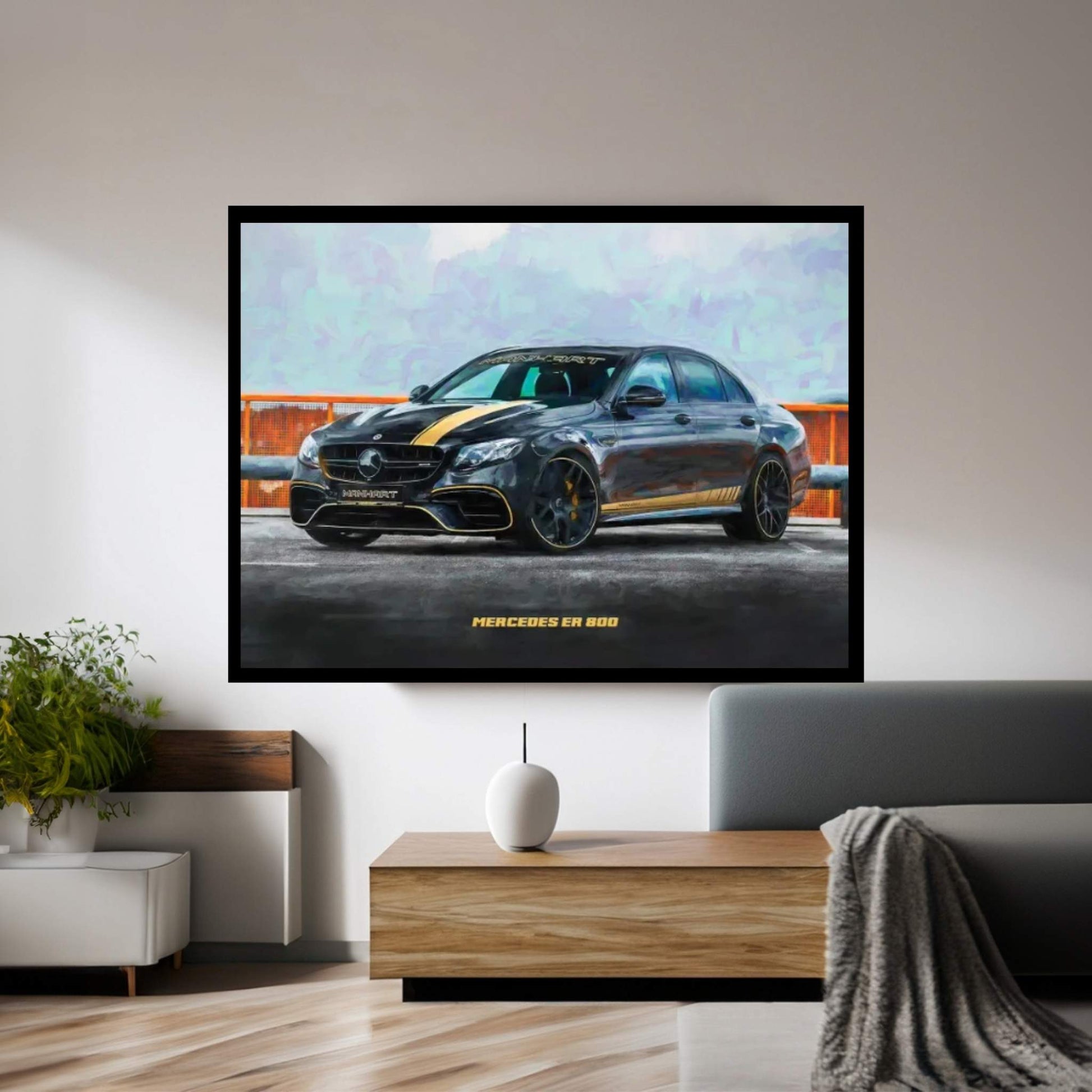 Mercedes ER 800 Canvas Wall Art - Y Canvas