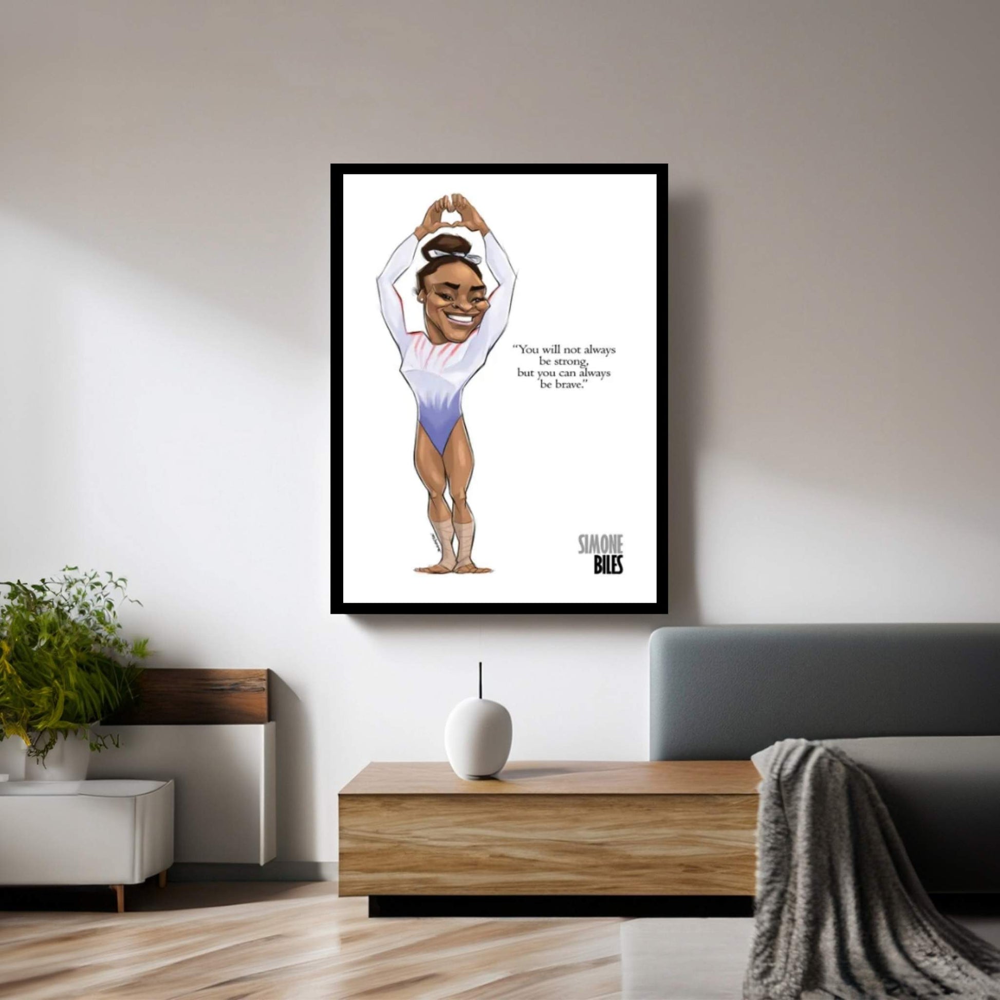 Simone Biles Canvas Wall Art - Y Canvas
