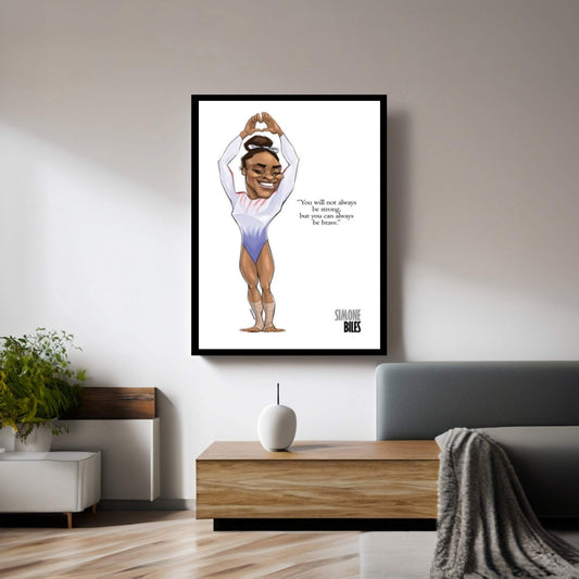 Simone Biles Canvas Wall Art - Y Canvas