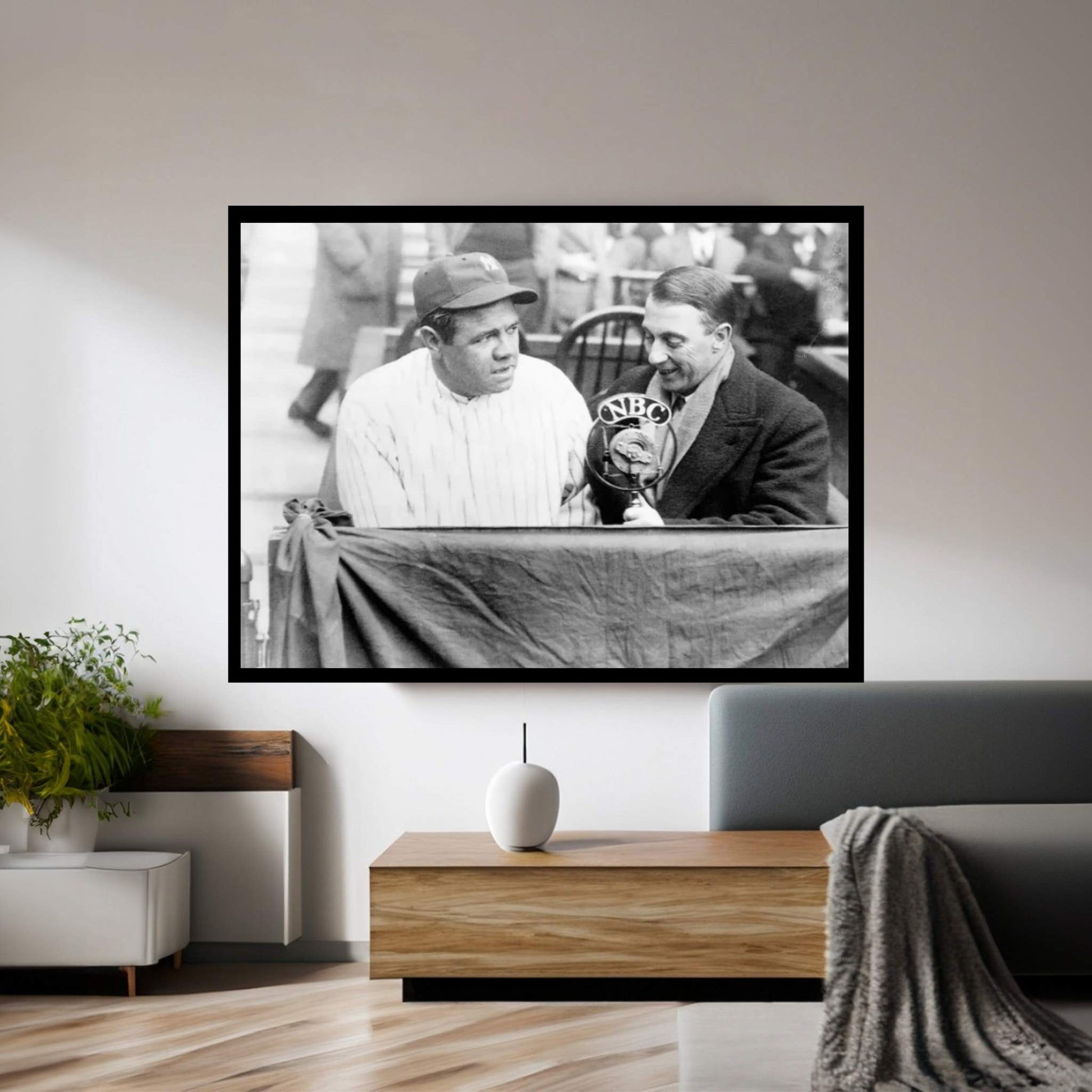 George H. Ruth Canvas Wall Art - Y Canvas