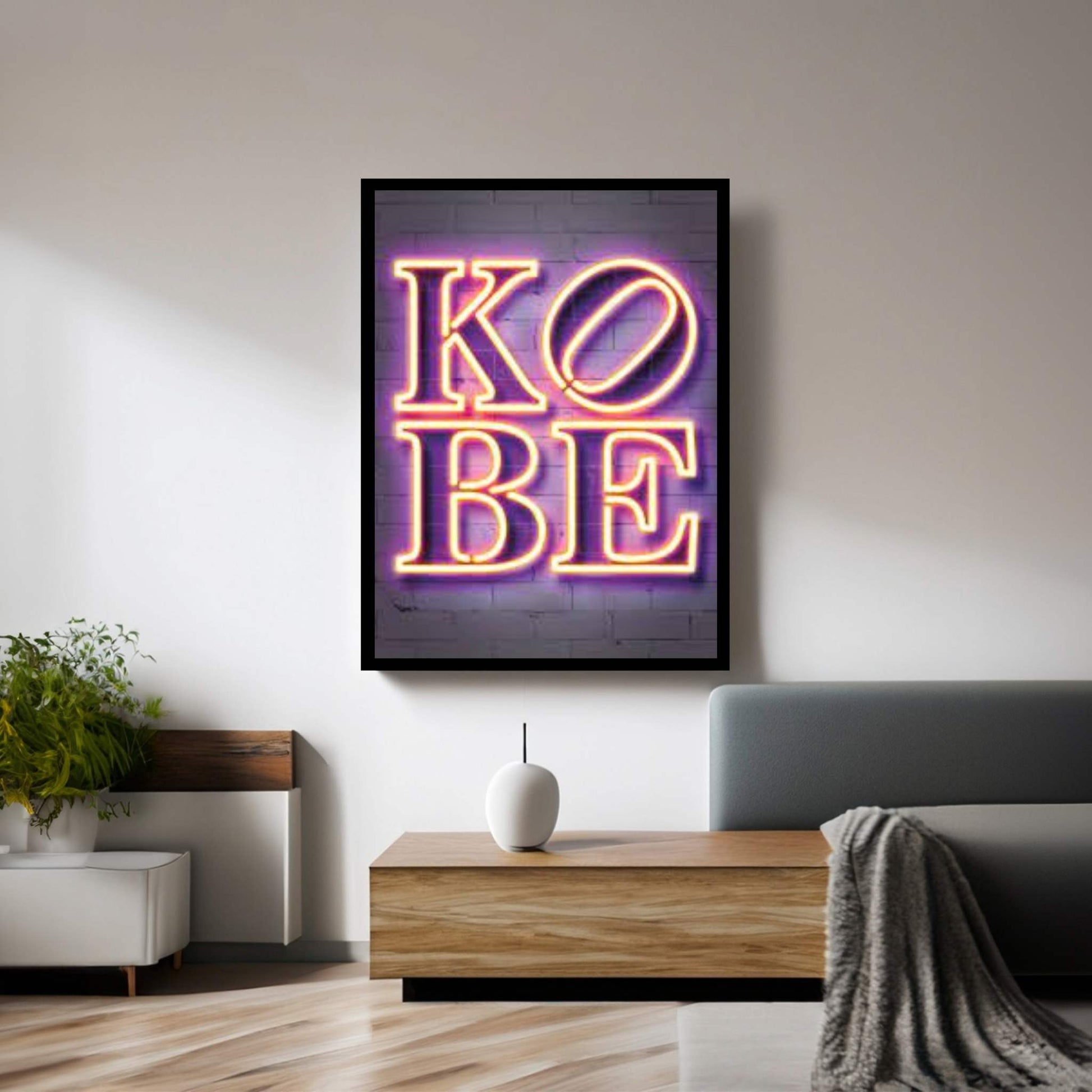 Love Kobe Canvas Wall Art - Y Canvas