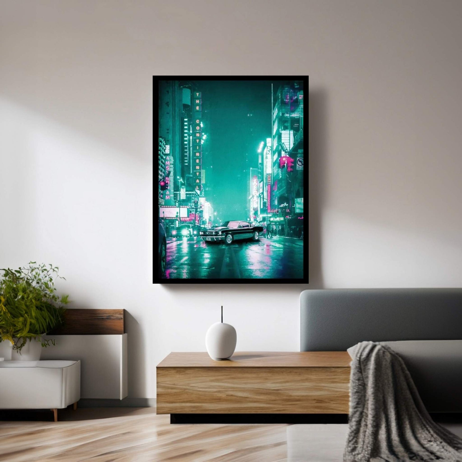 John Wick Mustang Canvas Wall Art - Y Canvas