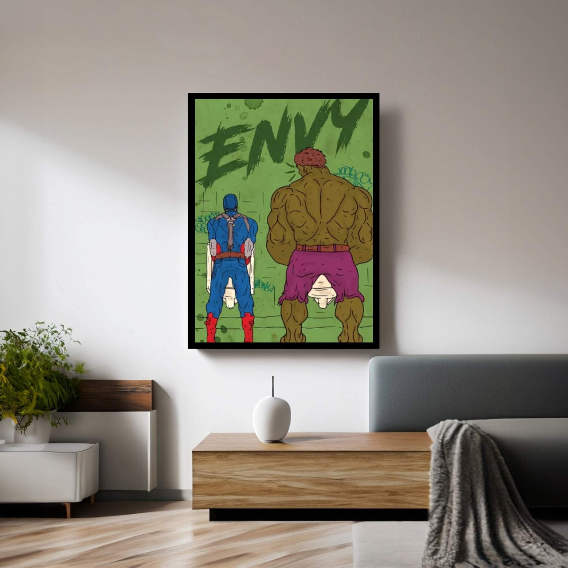 Envy Canvas Wall Art - Y Canvas