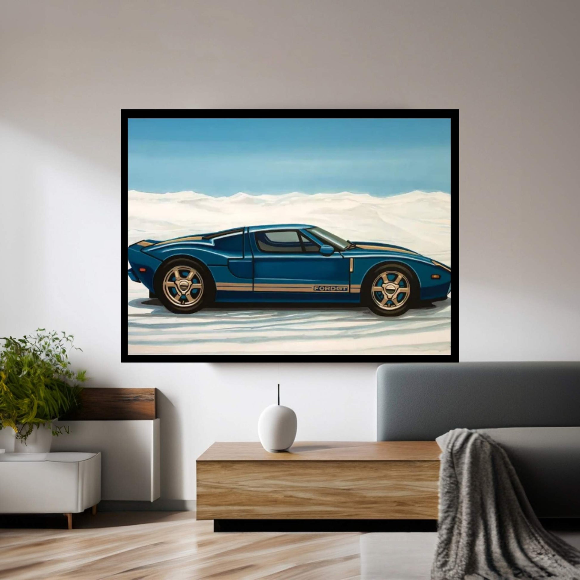 Ford Gt 2005 Canvas Wall Art - Y Canvas