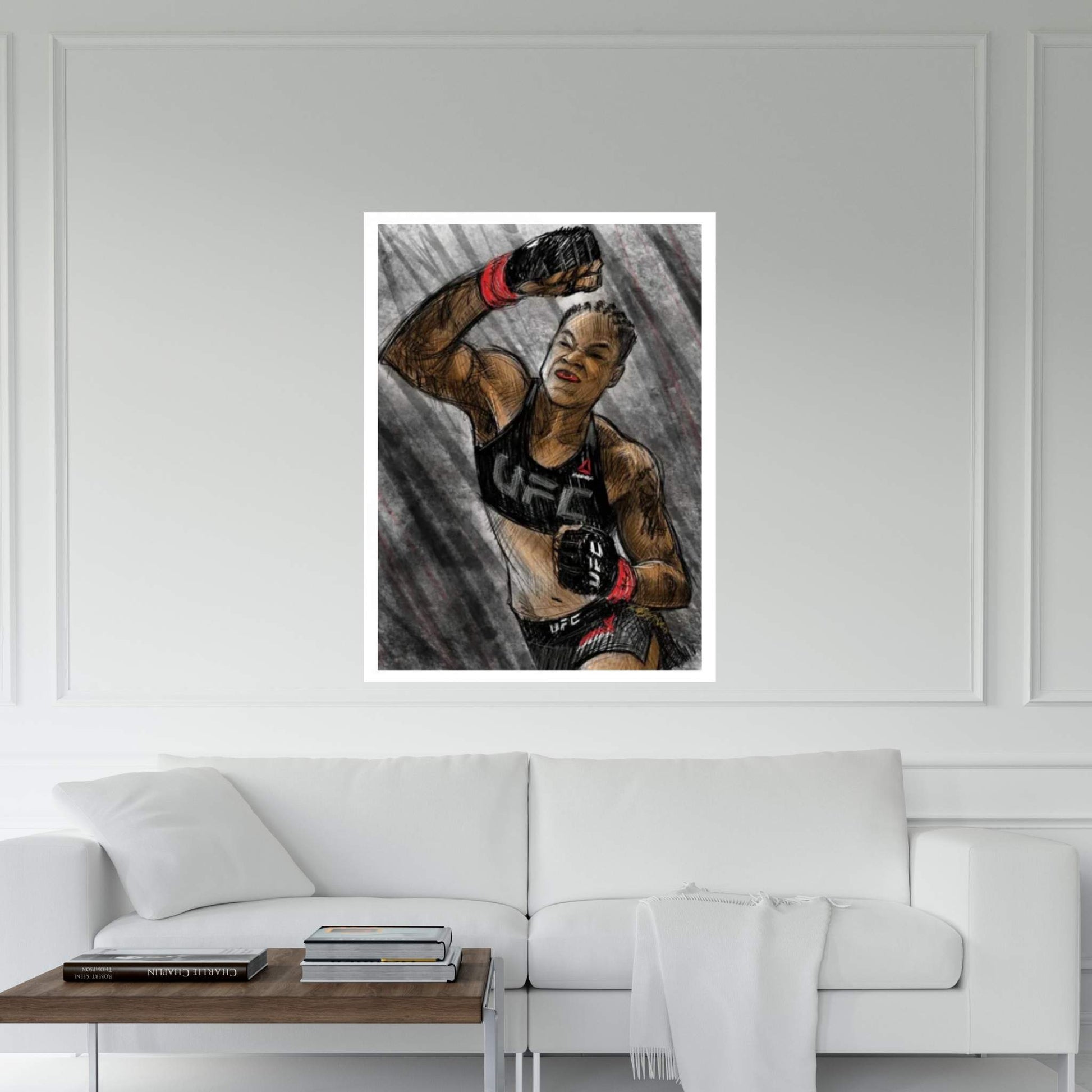 Amanda Nunes Canvas Wall Art - Y Canvas