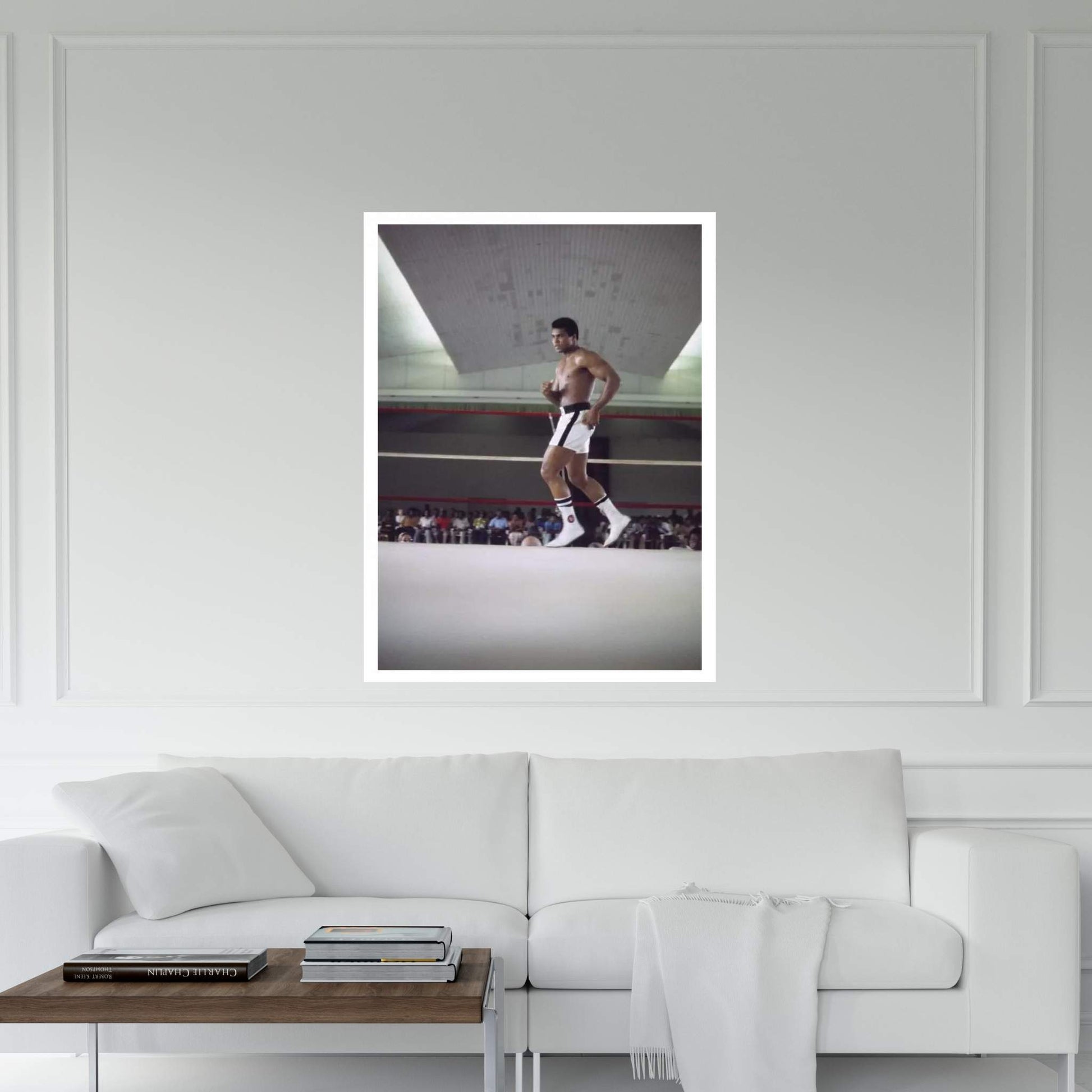 Rumble In The Jungle™ Footwork Training Canvas Wall Art - Y Canvas