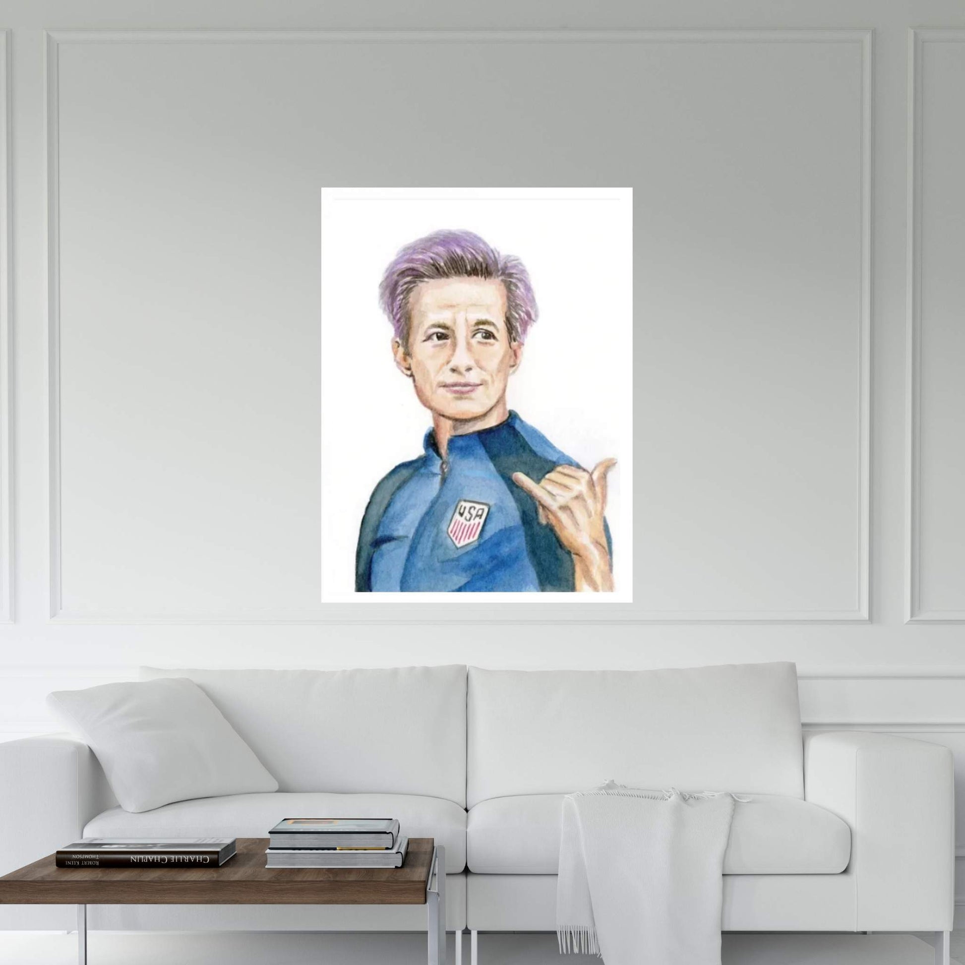 Megan Rapinoe Canvas Wall Art - Y Canvas