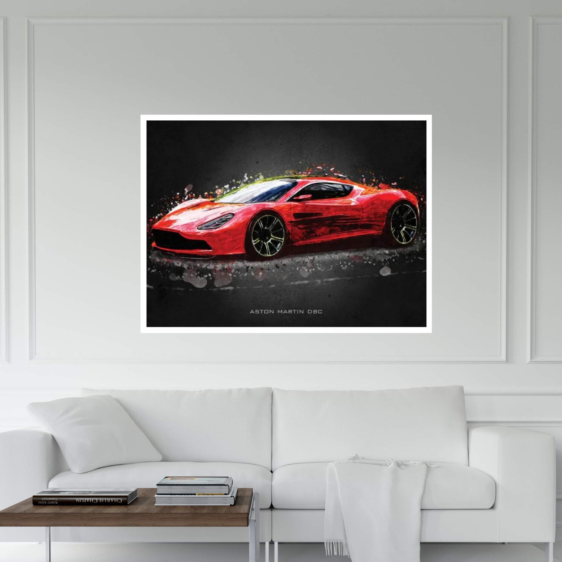 Aston Martin DBC Canvas Wall Art - Y Canvas