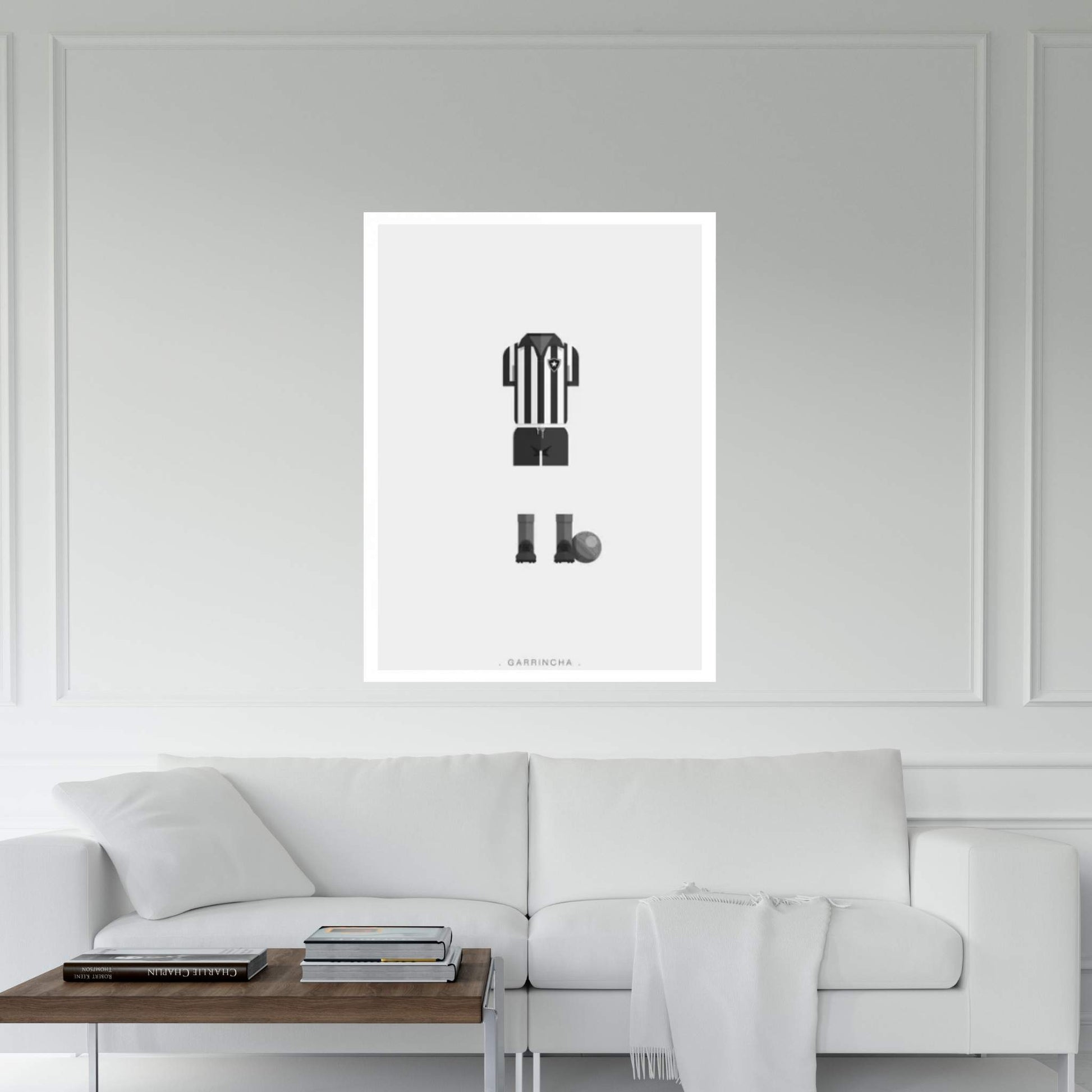 Garrincha Canvas Wall Art - Y Canvas