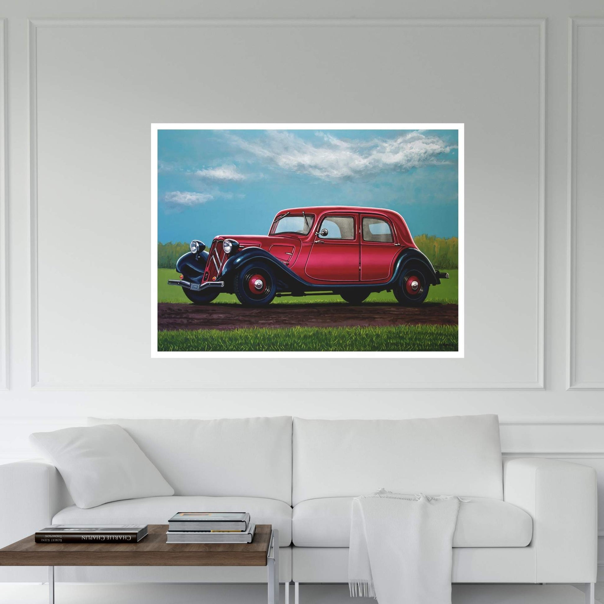 Citroen Traction Avant 1934 Canvas Wall Art - Y Canvas