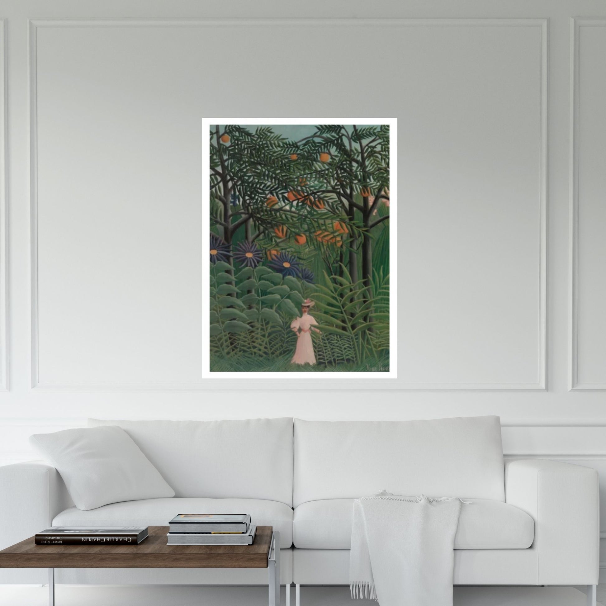 Henri Rousseau Prints, The Equatorial Jungle 1909, Merry Jesters 1906, Jungle tropical poster - Y Canvas