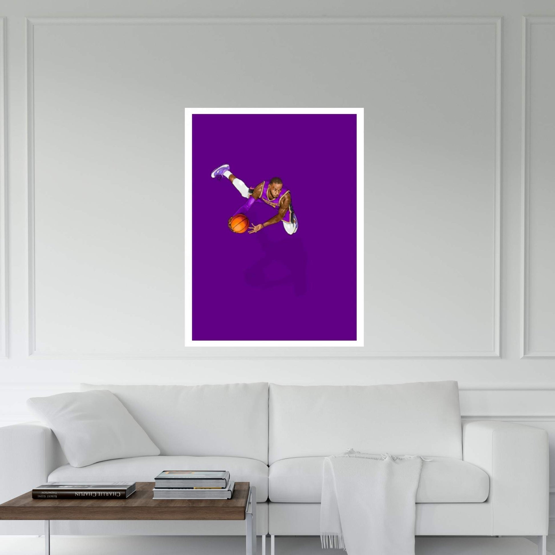 Frequent Fliers Lebron Canvas Wall Art - Y Canvas