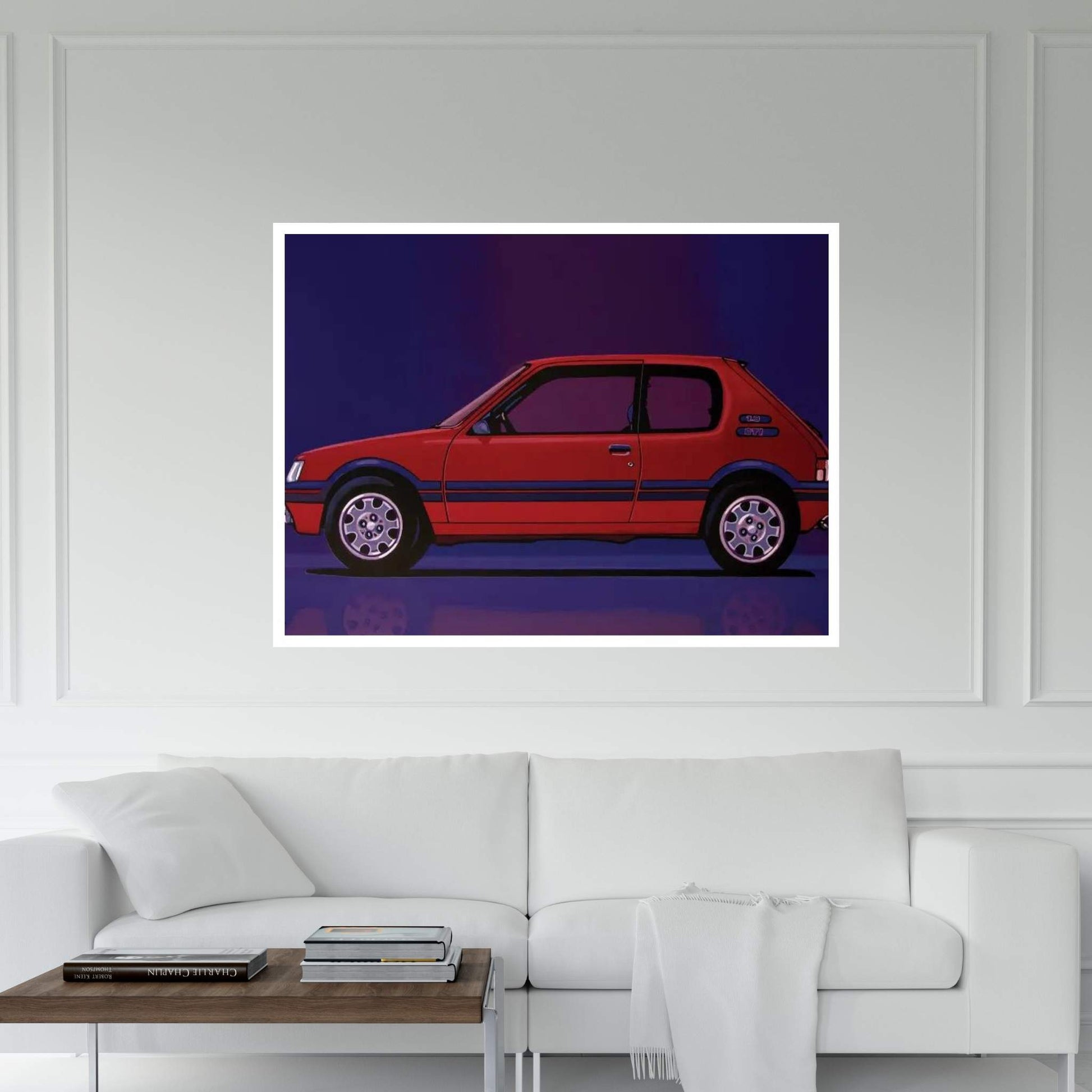 Peugeot 205 GTI 1984 Canvas Wall Art - Y Canvas