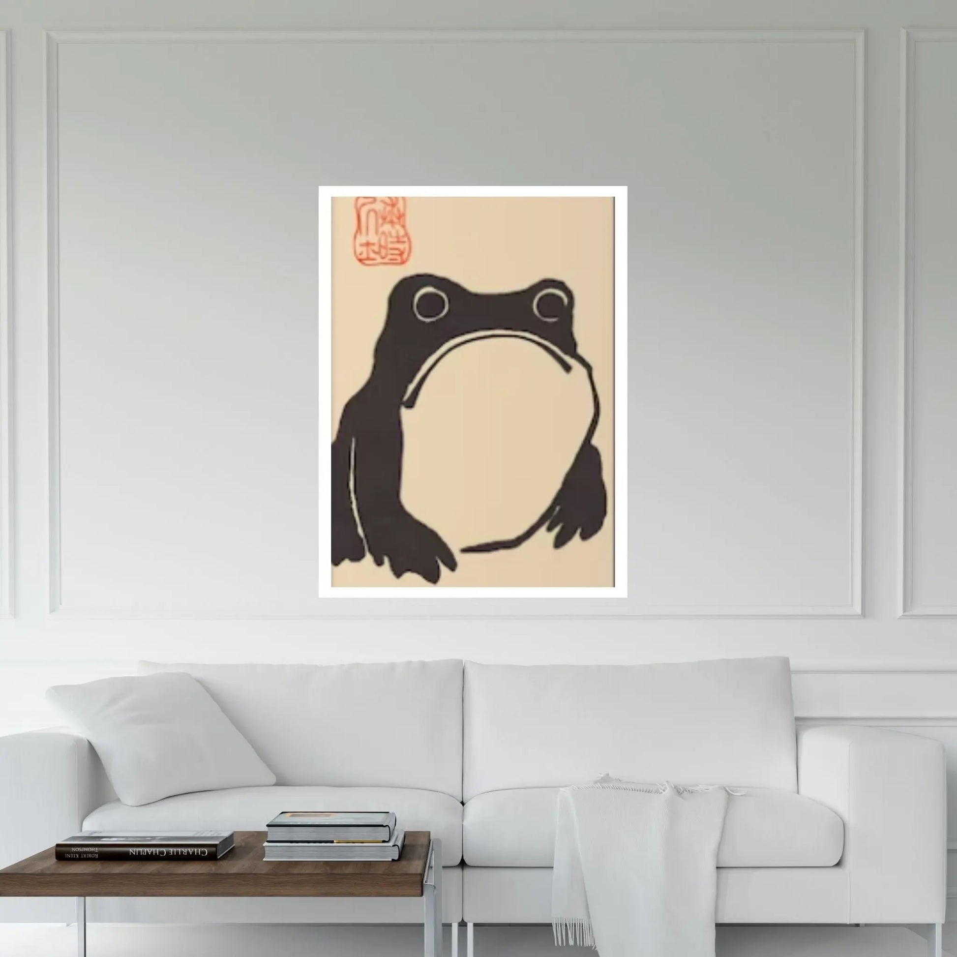 Matsumoto Hoji Frog Canvas Wall Art Print,Matsumoto Hoji Frog Poster, Japanese, Japanese woodblock canvas - Y Canvas