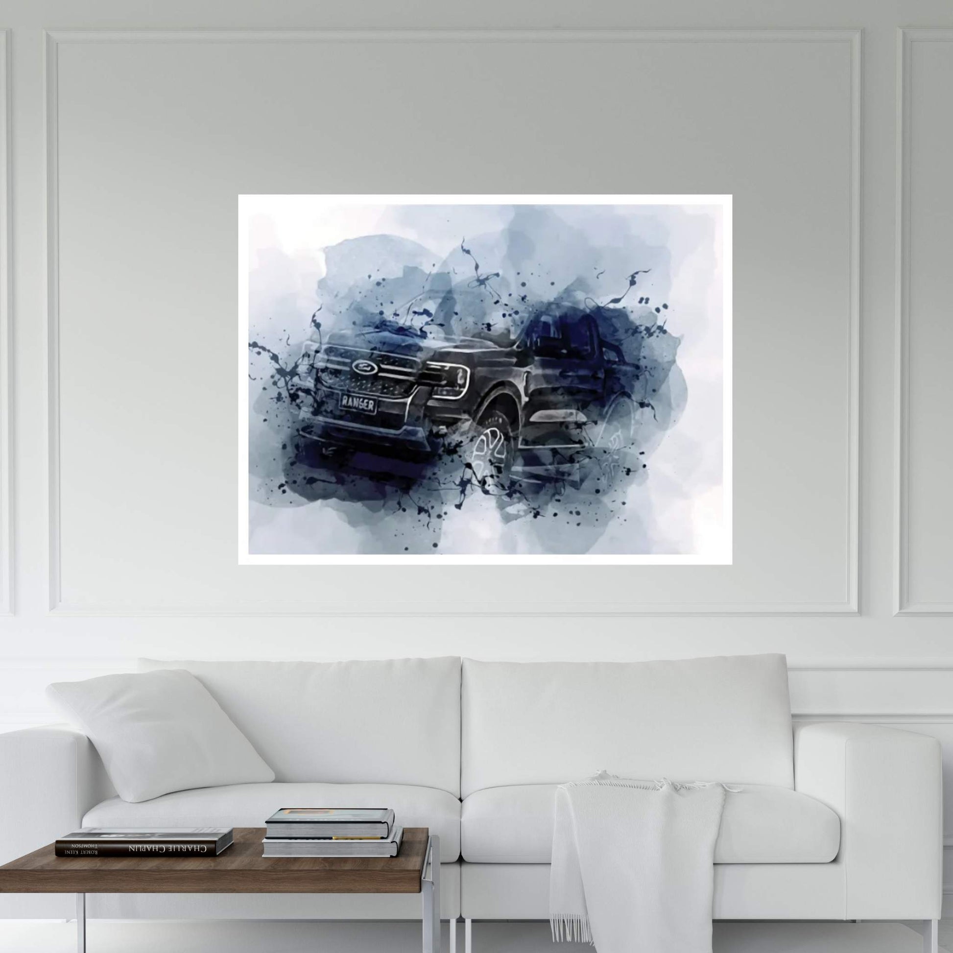 2023 Ford Ranger Sport Exterior Australian Version Canvas Wall Art - Y Canvas