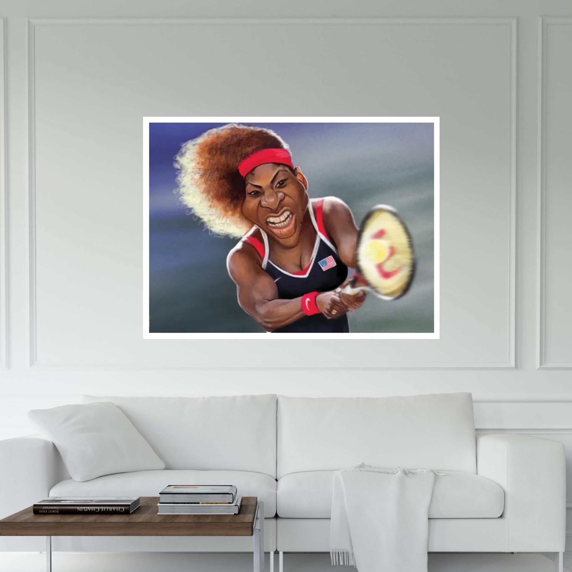 Serena Williams Canvas Wall Art - Y Canvas