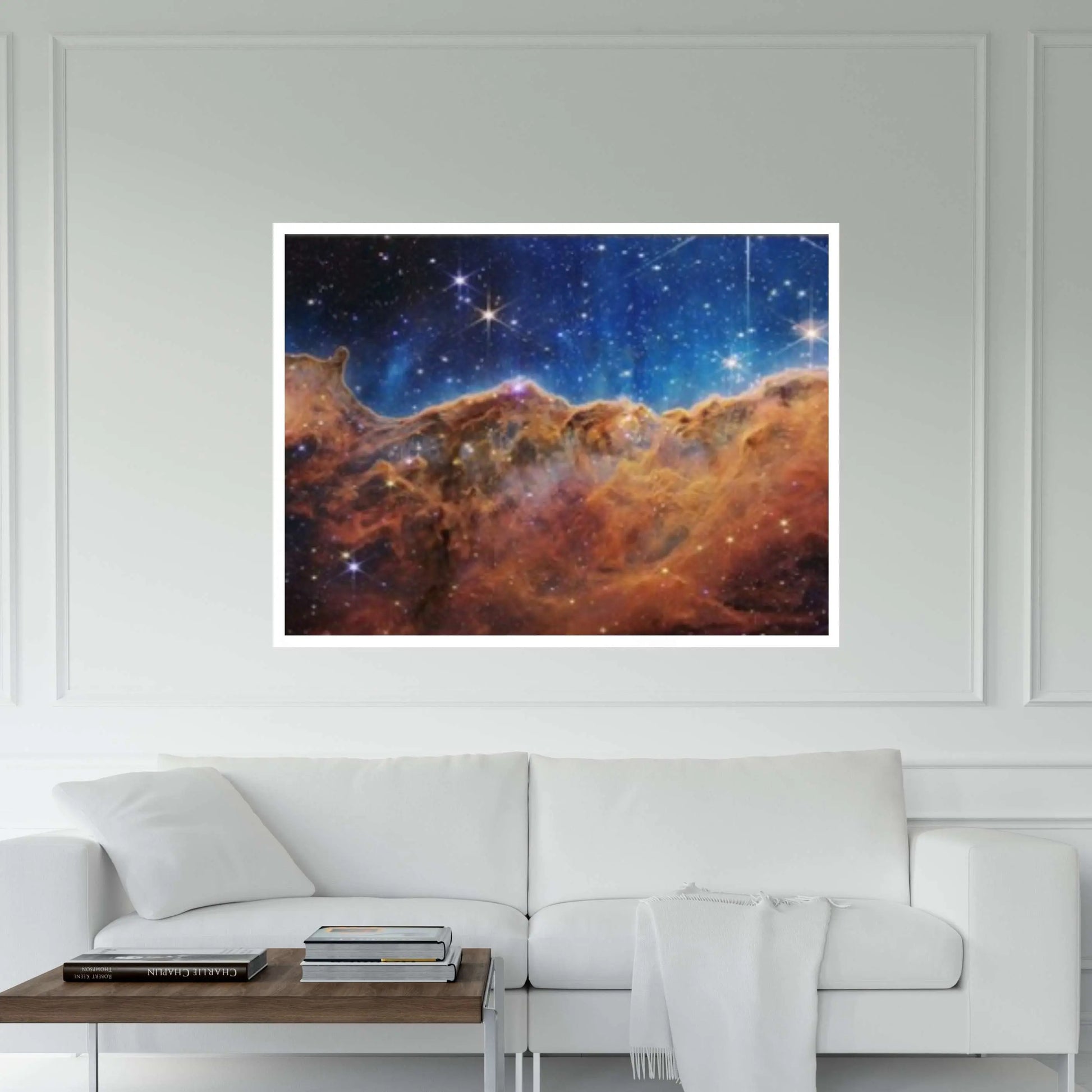 Carina Nebula NASA Deep Field Canvas, Cosmic Cliffs, James Webb Space Telescope First Images - Y Canvas