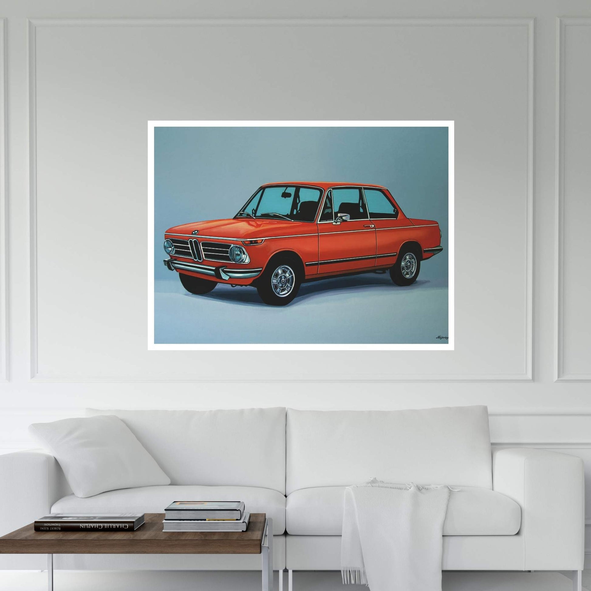 BMW 2002 1968 Canvas Wall Art - Y Canvas