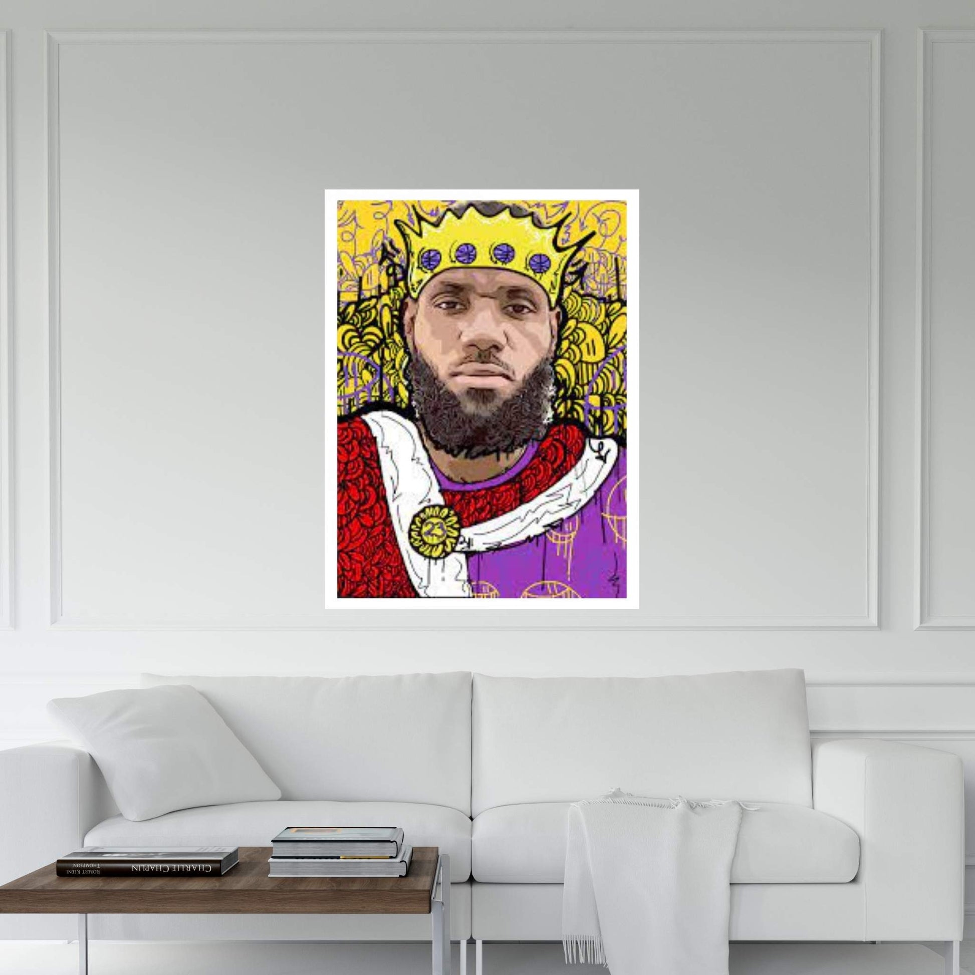 King James Canvas Wall Art - Y Canvas