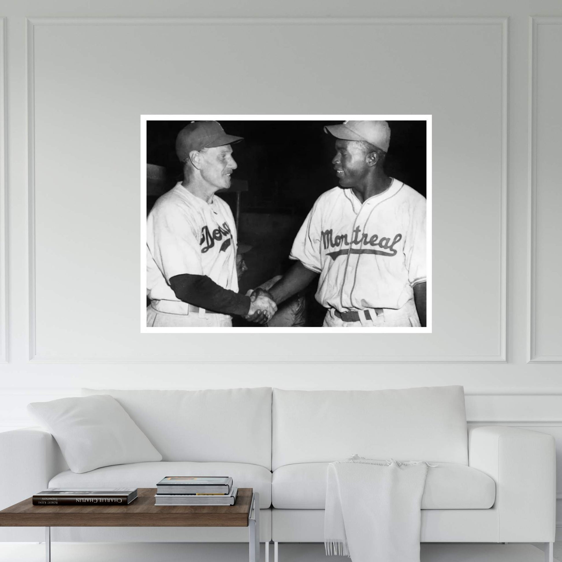 Jackie Robinson (1919-1972) Canvas Wall Art - Y Canvas