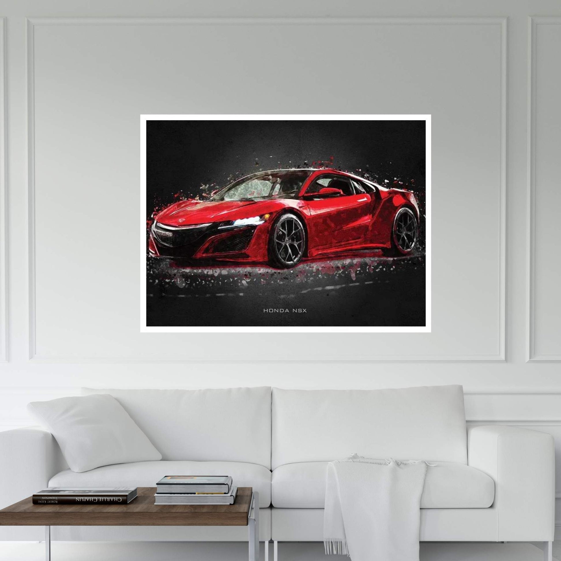 Honda NSX Canvas Wall Art - Y Canvas