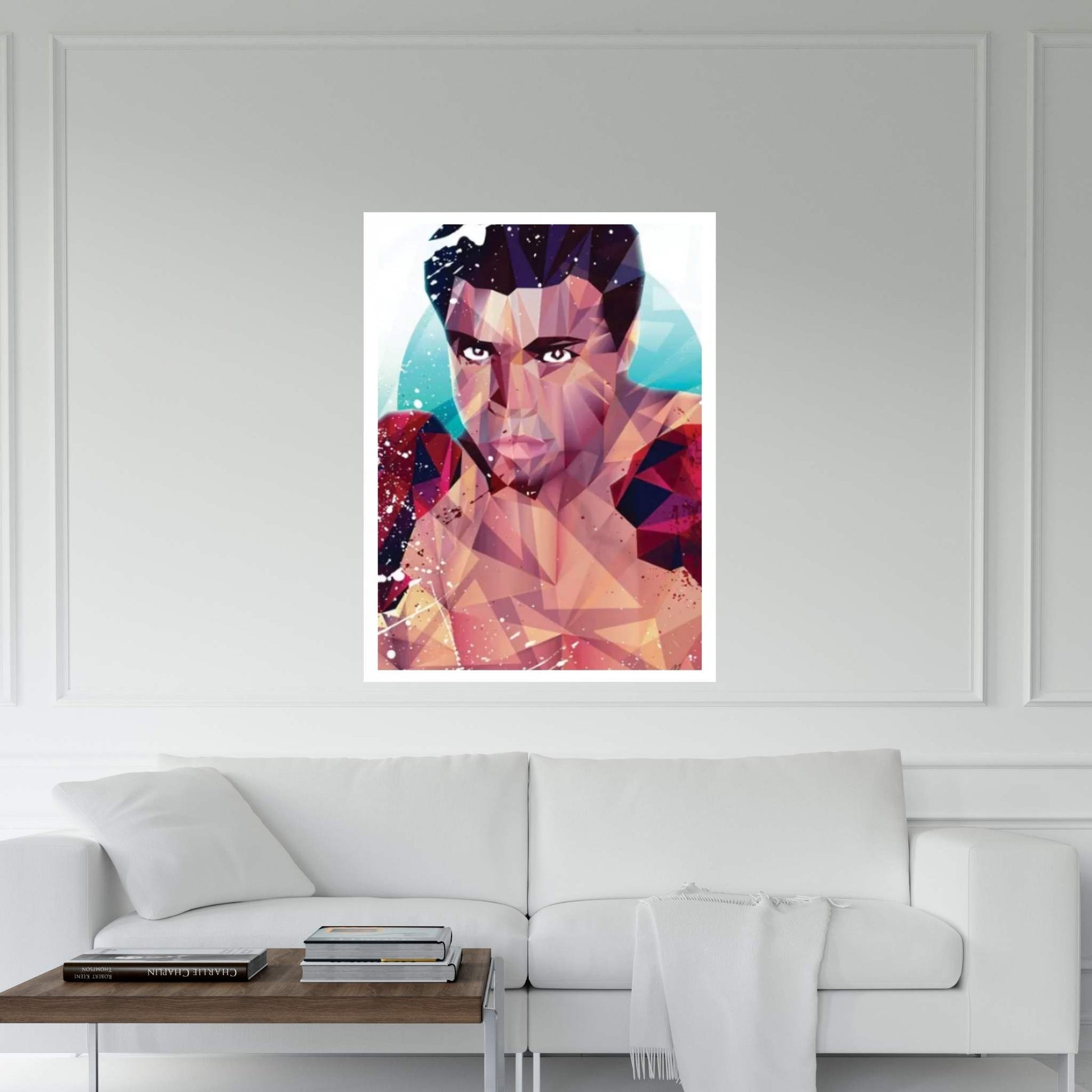 Courageous Ali Canvas Wall Art - Y Canvas