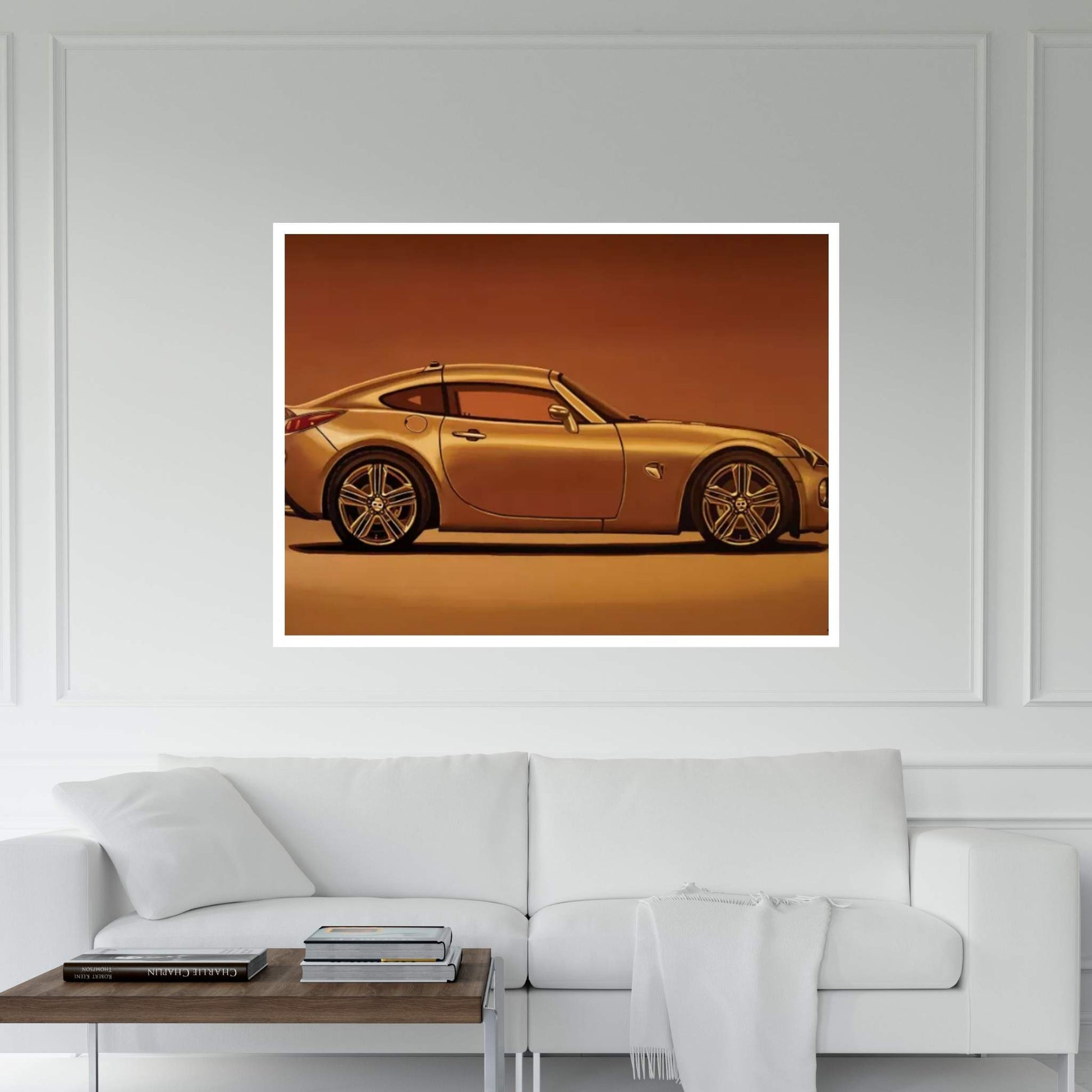 Pontiac Solstice Coupe 2009 Canvas Wall Art - Y Canvas