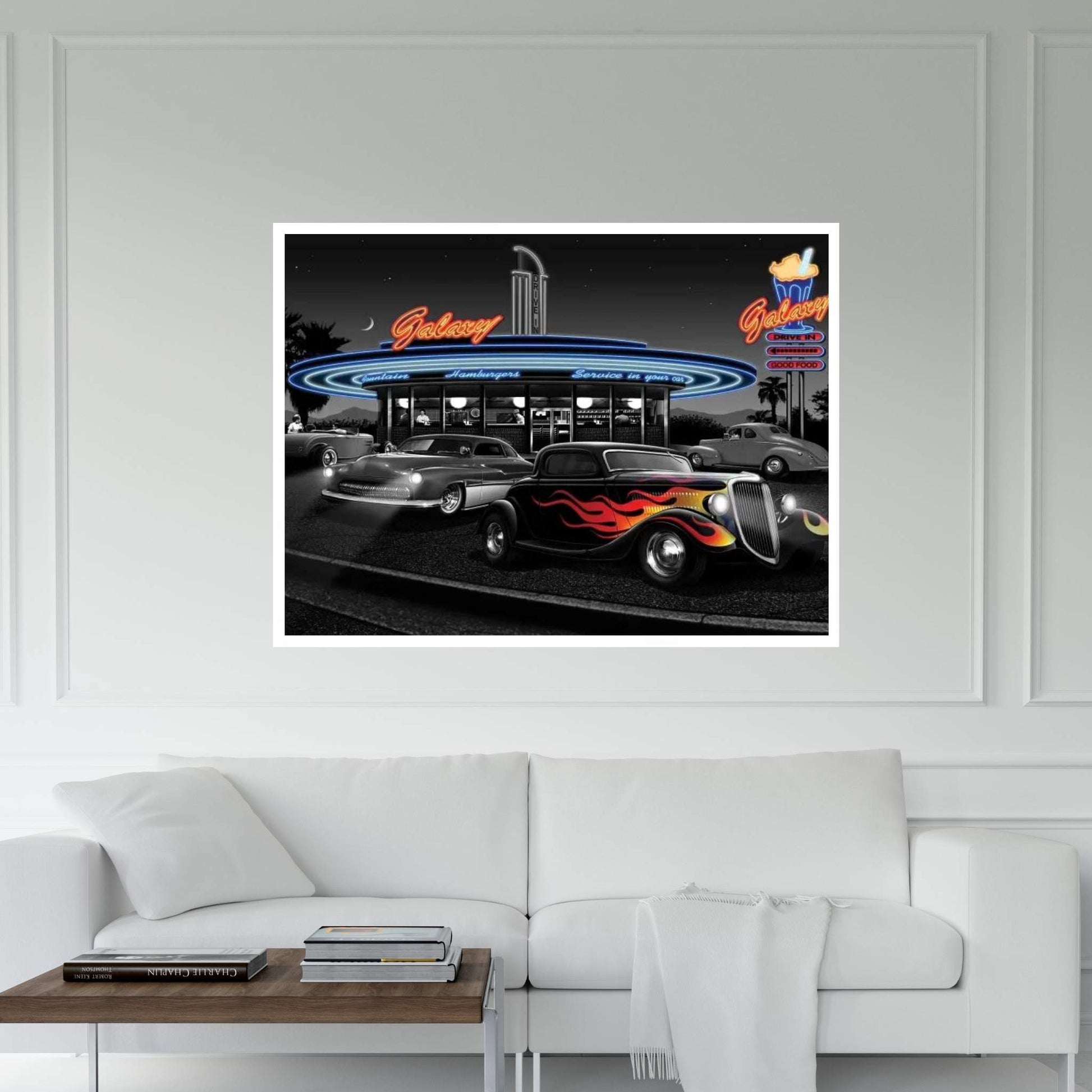 Galaxy Diner II Canvas Wall Art - Y Canvas