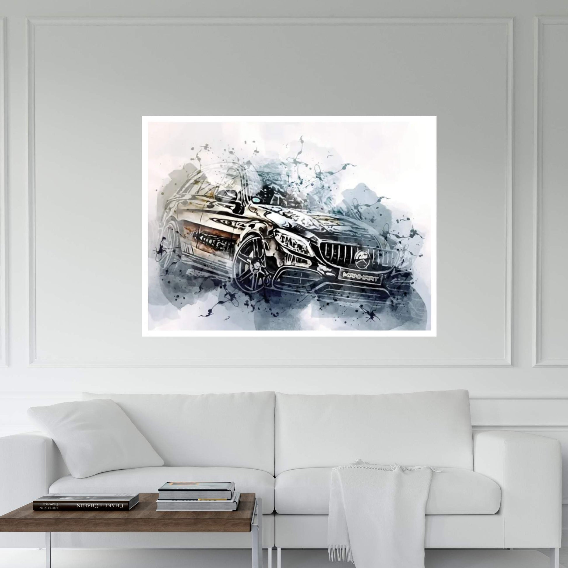 Manhart CR700 Exterior Black Wagon S205 Canvas Wall Art - Y Canvas