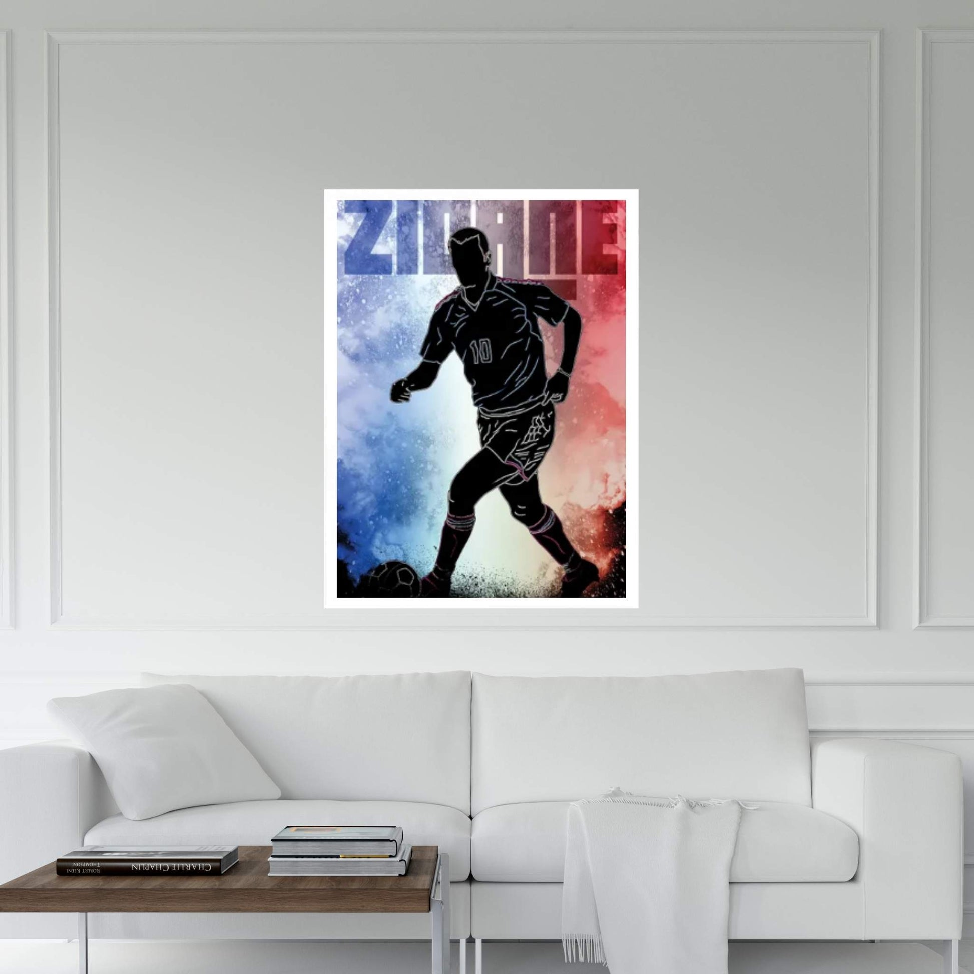 Soul Of Zizou Canvas Wall Art - Y Canvas